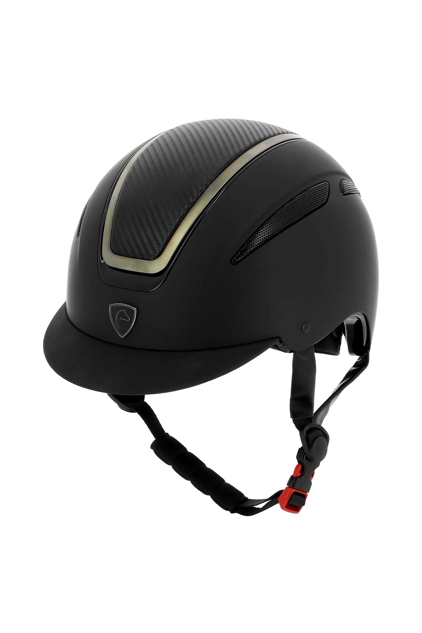 Equi Theme EQUITHÈME Agris Riding Helmet, Top Matte Carbon Safety Equipment