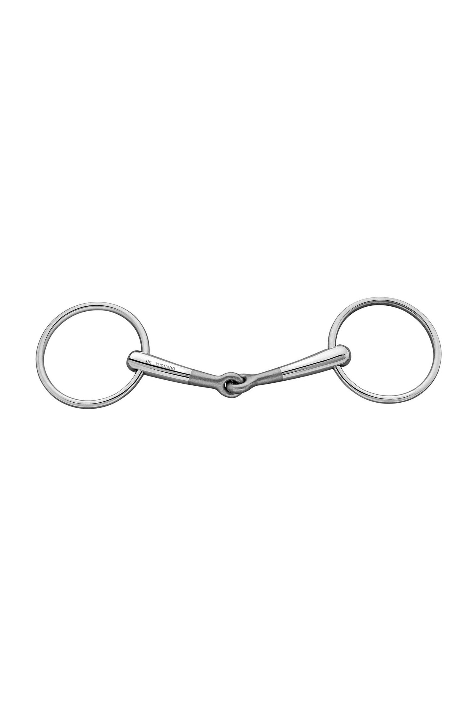 Sprenger Turnado mors à anneaux libres, simple brisure, 14 mm, acier inoxydable Mors