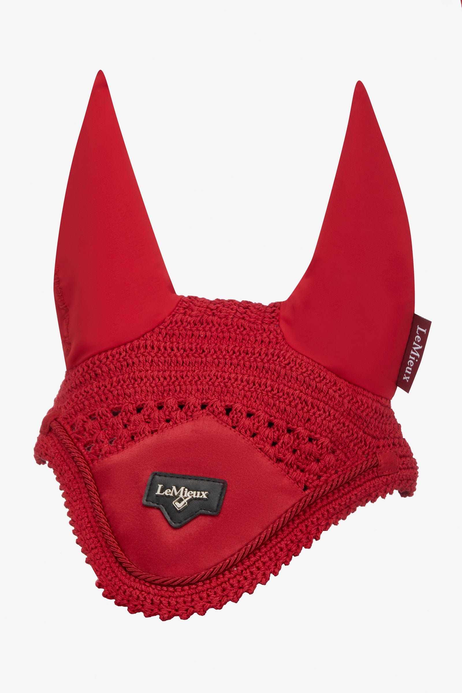 LeMieux Loire Bonnet anti-mouches en satin Tapis de selle