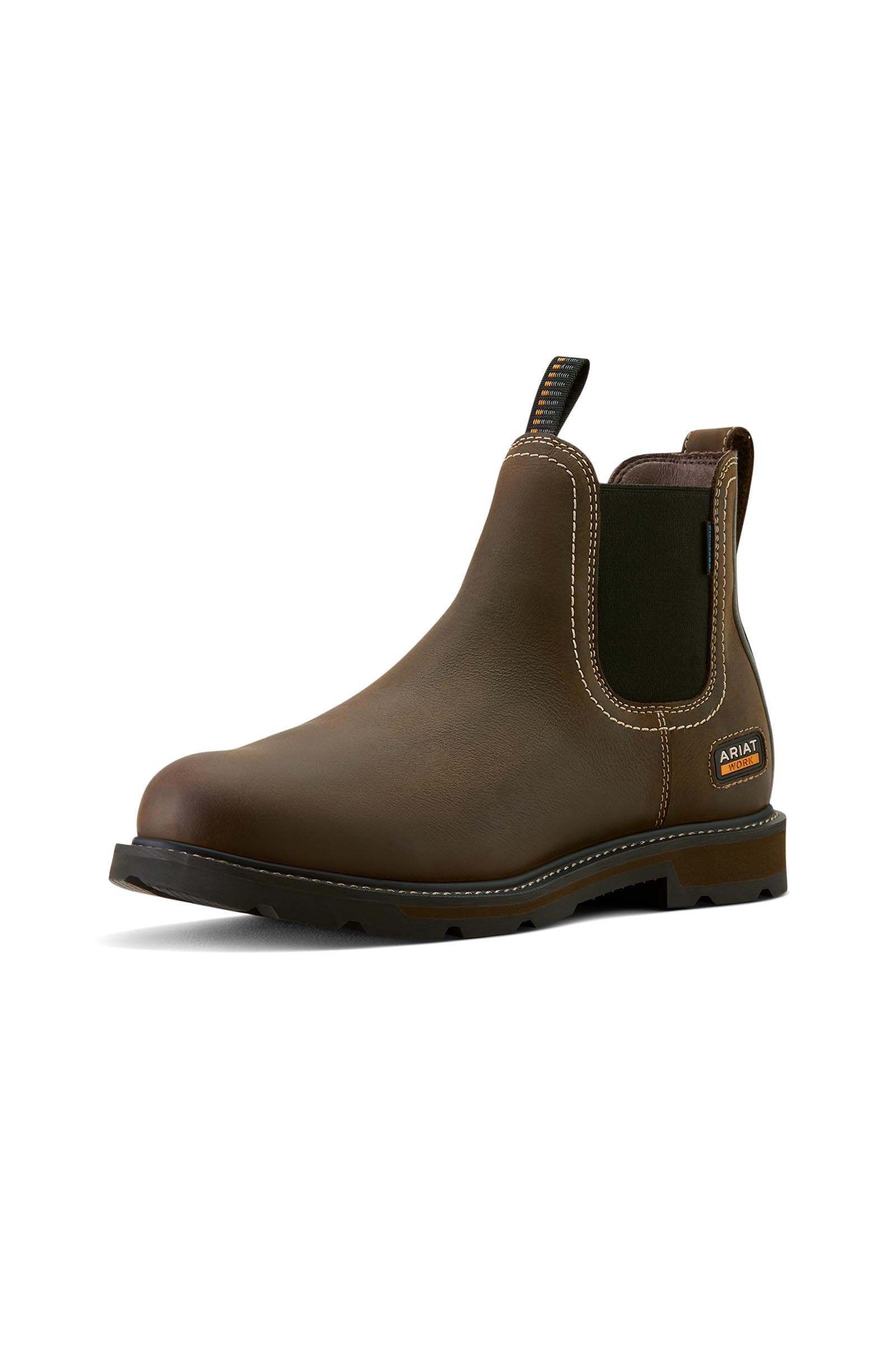 Ariat Bottes de travail imperméables à bout souple Chelsea Groundbreaker Vêtements d'équitation homme