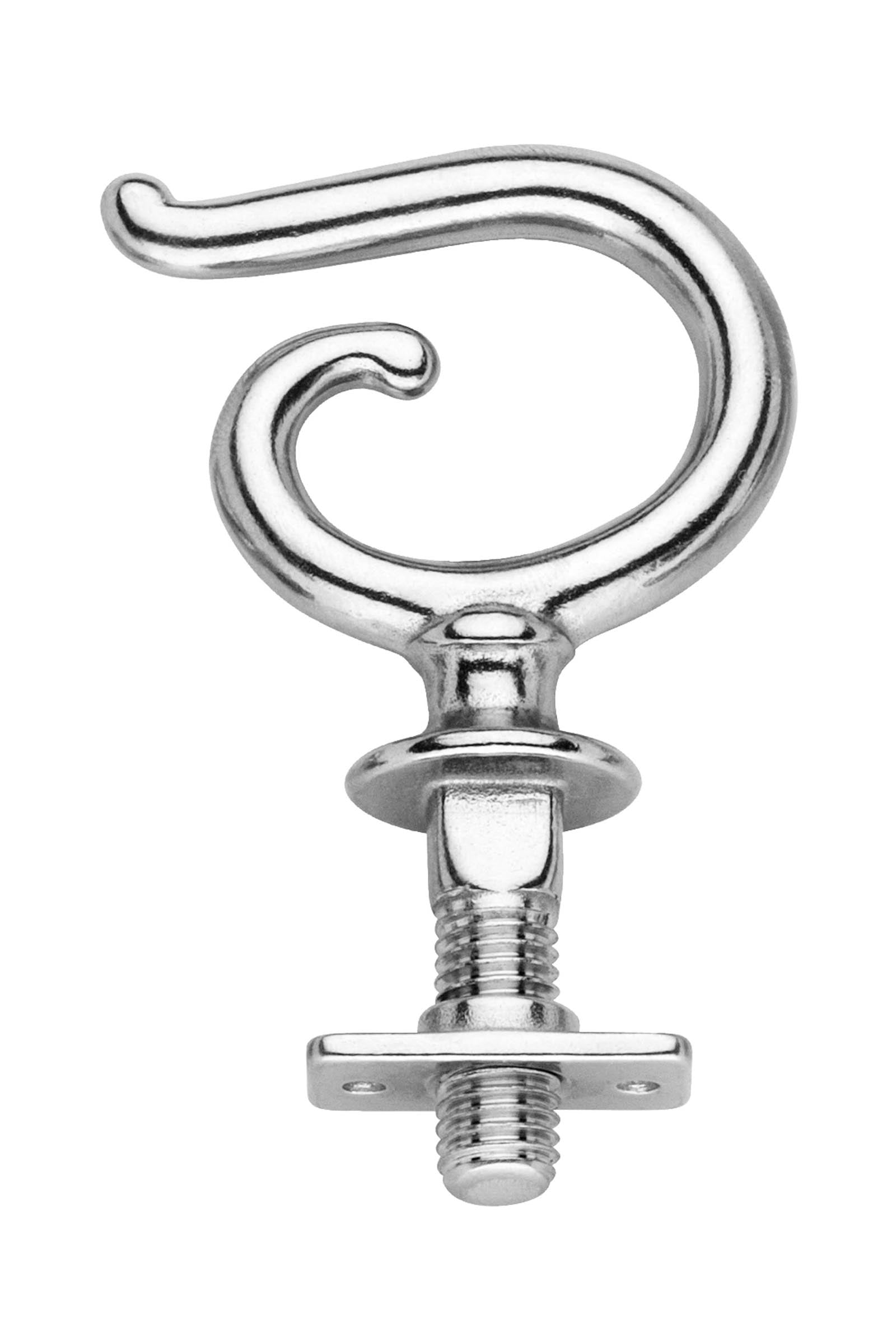 Sprenger Pad hook with nut, Stainless steel Trot attelé