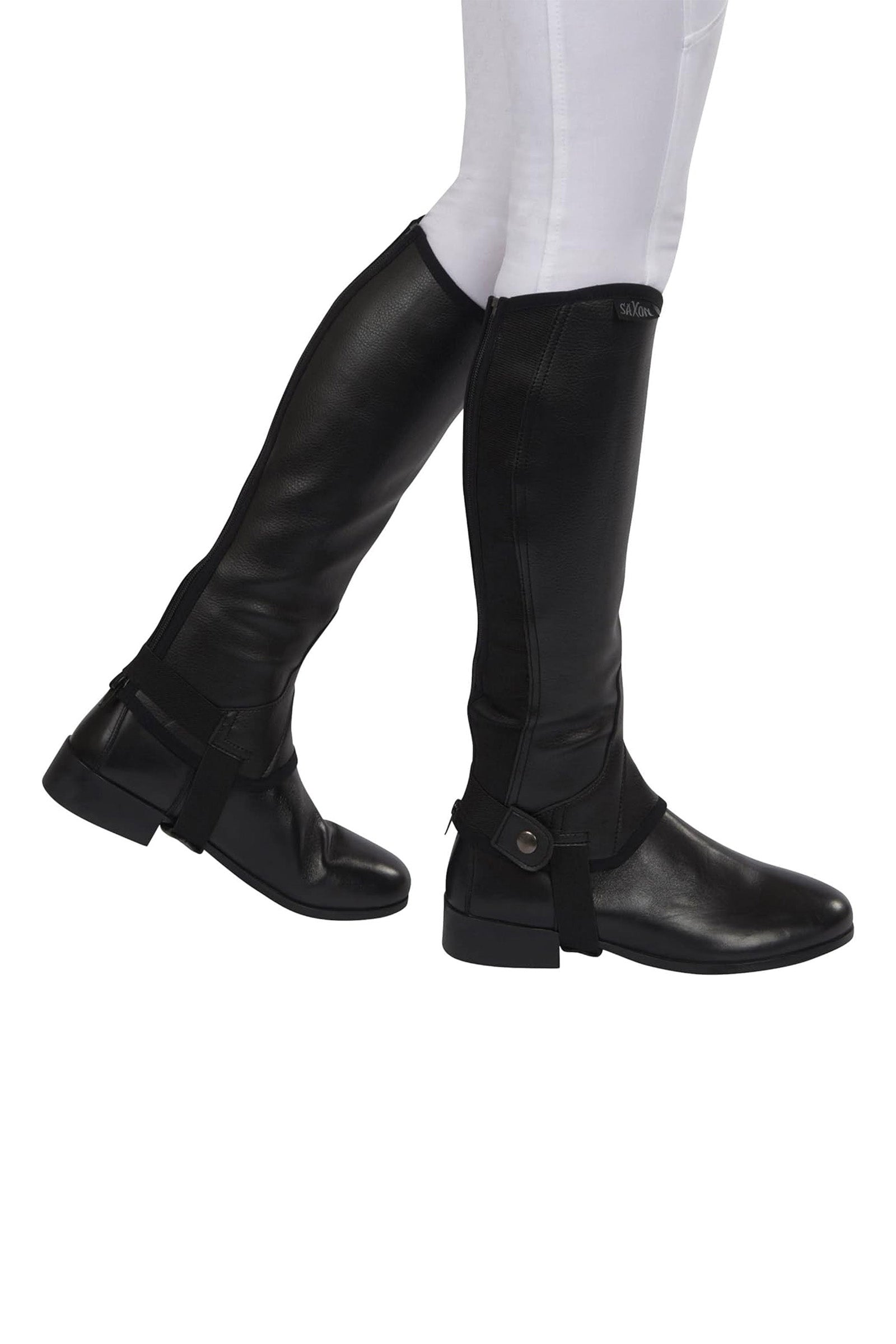 Saxon Equileather Half Chaps, Adult Bottes d'équitation & chaps