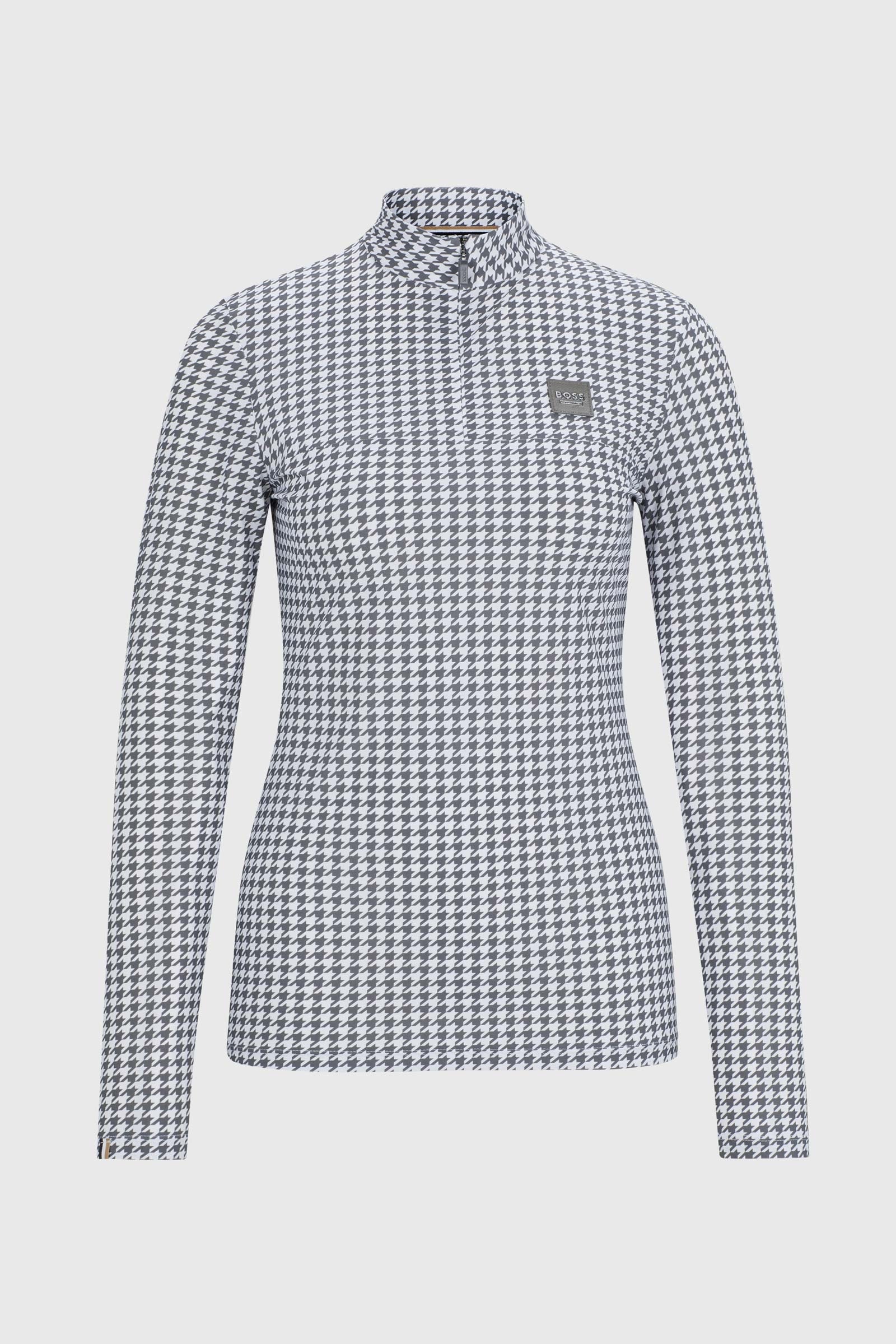 BOSS Equestrian T-shirt d'entraînement Boss Rachel Houndstooth Vêtements d'équitation femme