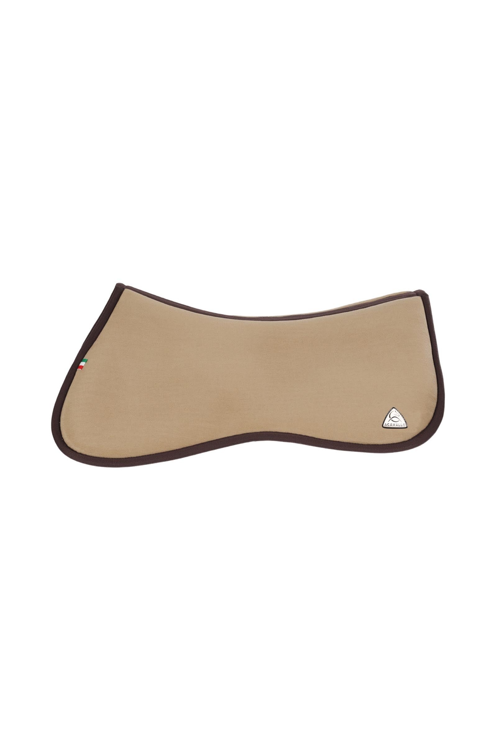 Acavallo Memory Foam Classic Half Pad Suede Rear Riser Saddle Pads