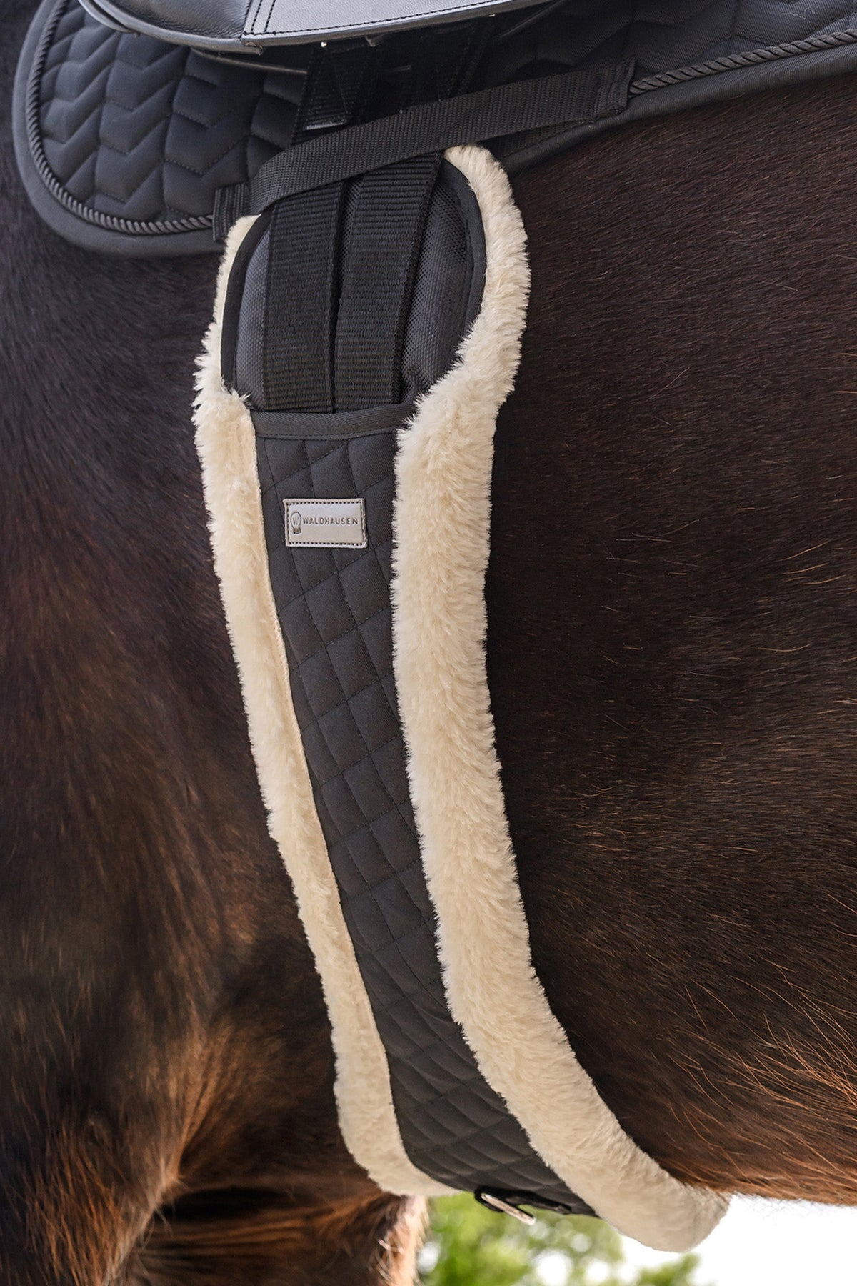 Waldhausen Half Moon Long Girth With Teddy Fur Saddles, Girths & Stirrups