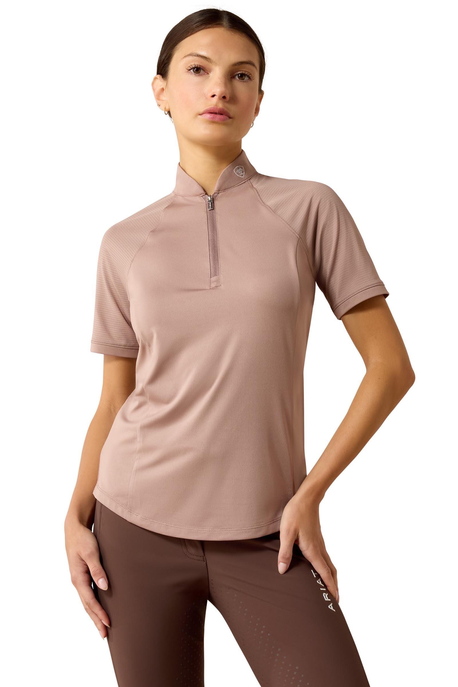 Ariat Soquel sous-vêtement technique pour femme avec 1/4 zip Vêtements d'équitation femme