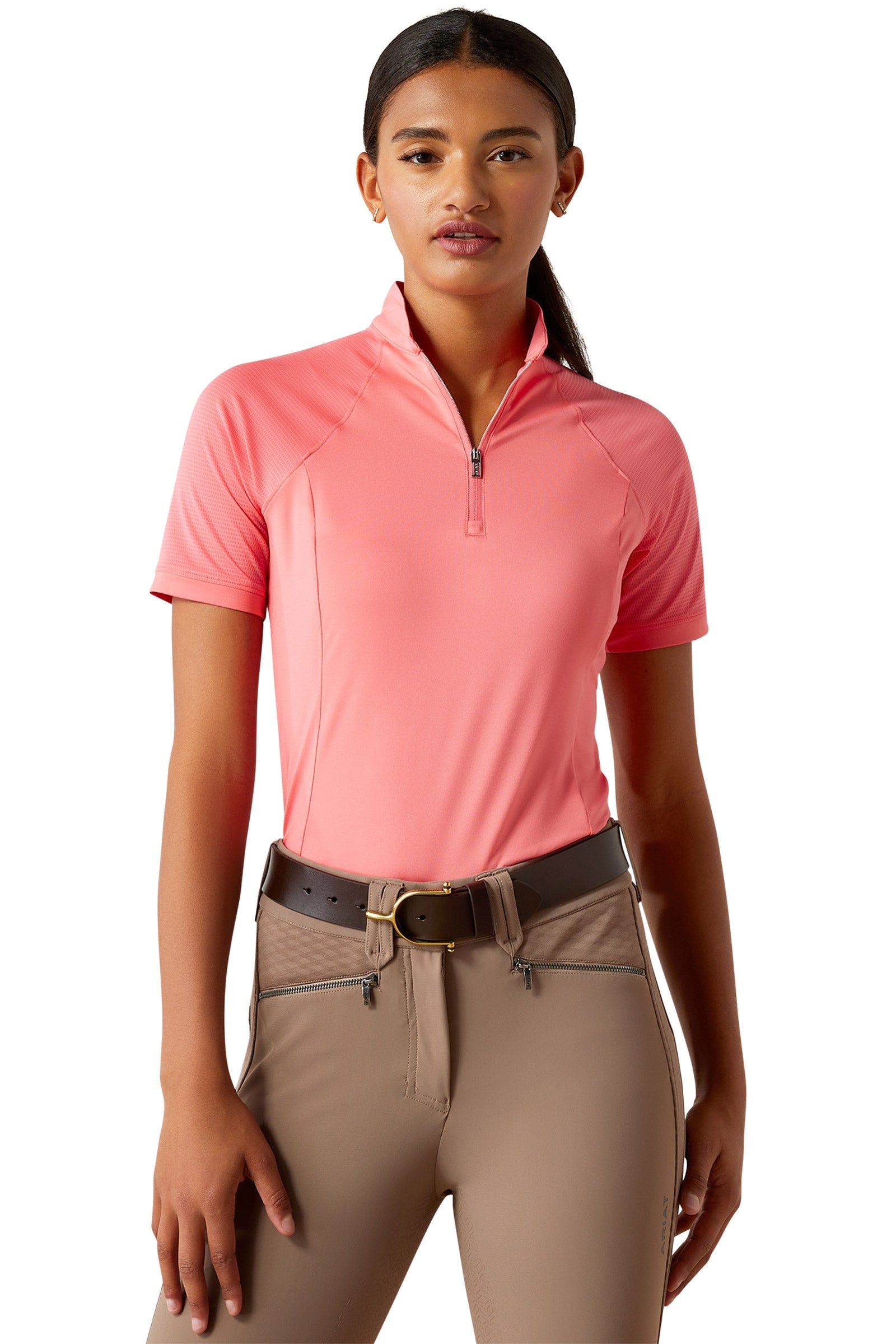 Ariat Soquel sous-vêtement technique pour femme avec 1/4 zip Vêtements d'équitation femme