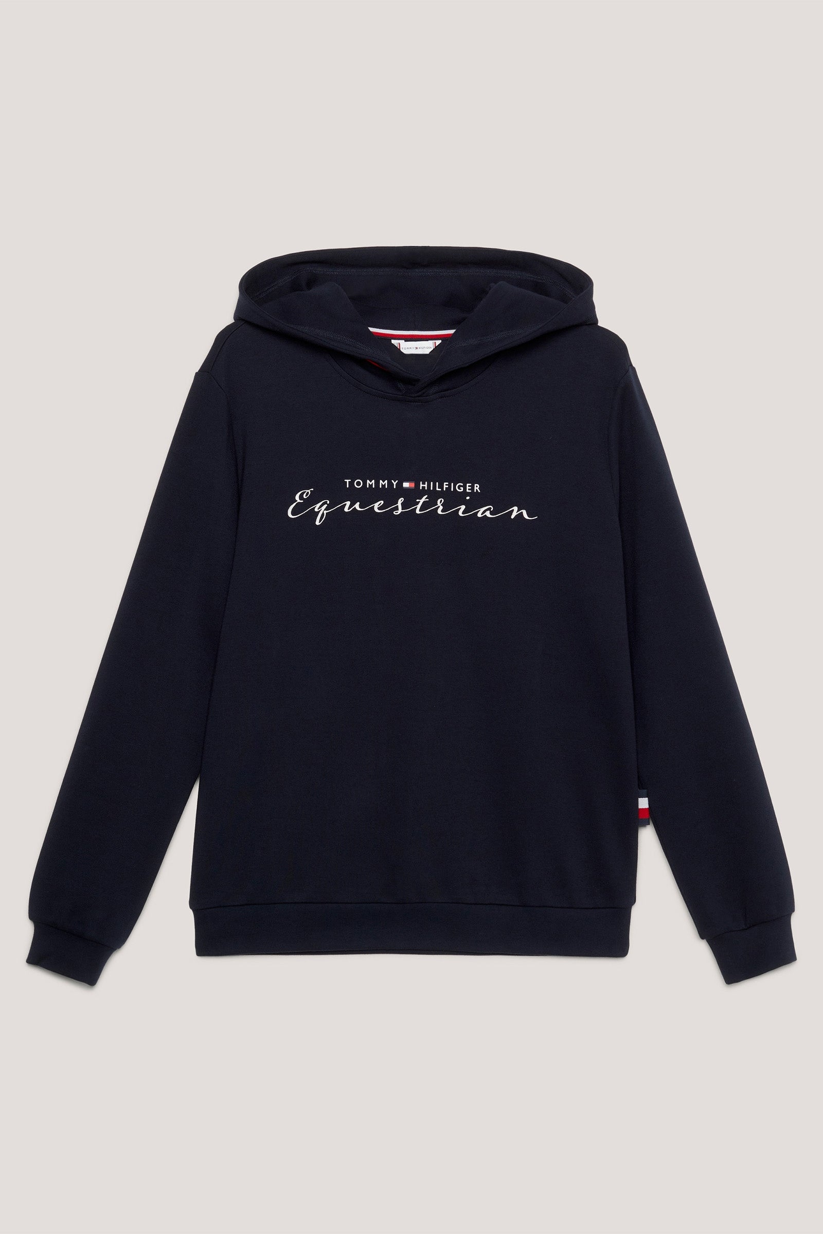 Tommy Hilfiger Equestrian Metallic Logo Sweat à capuche graphique pour femme Vêtements d'équitation femme
