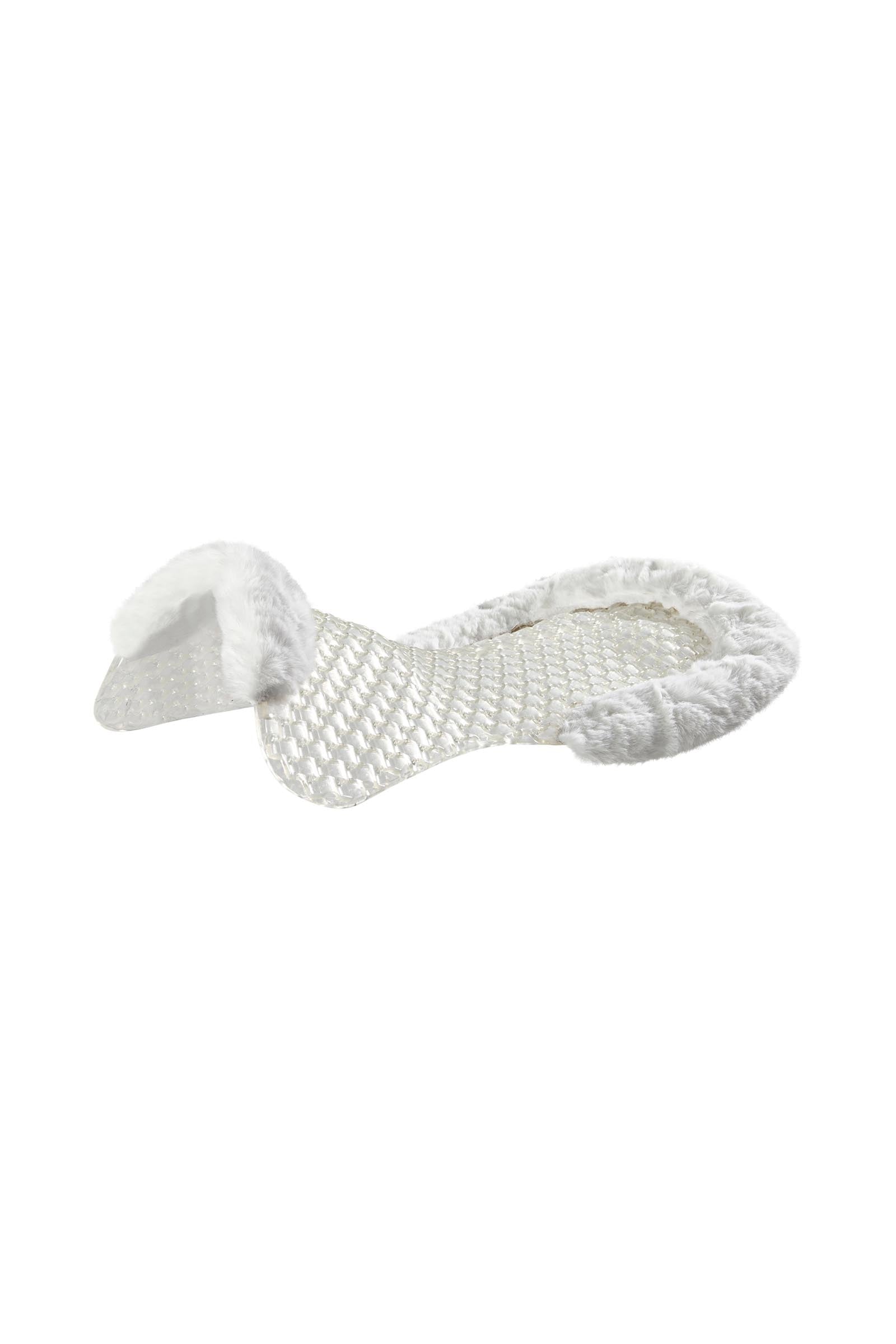 Acavallo Gel antidérapant Respira avec schaffell découpé plat Tapis de selle