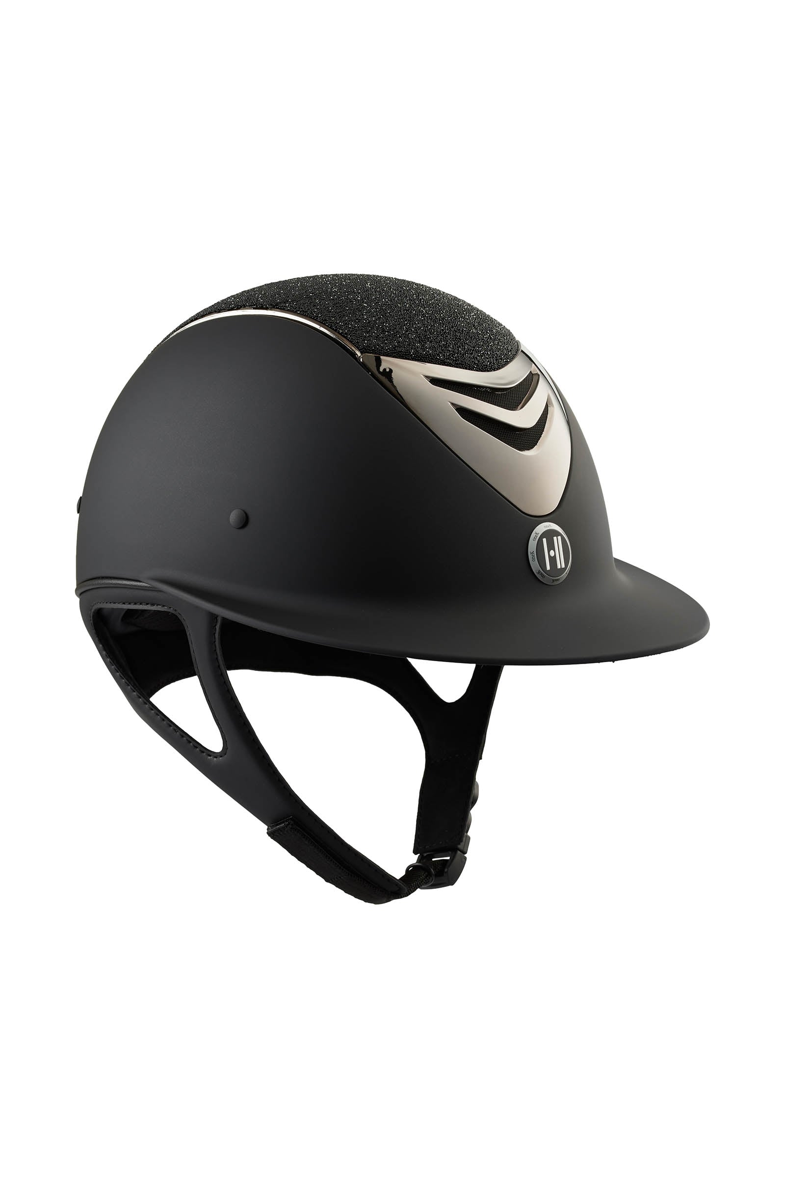 OneK MIPS Avance Matt Glitter Black Chrome Casques & Gilets de protection