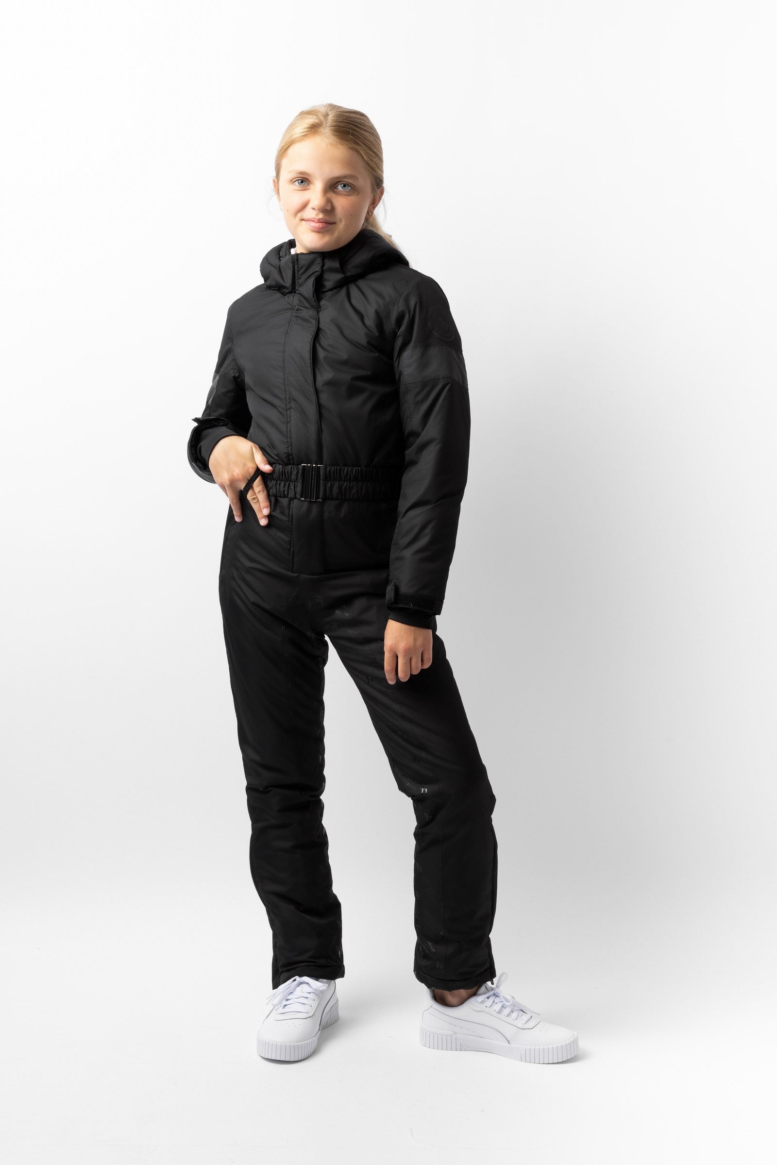 Horze Annica JR Salopette imperméable et rembourrée pour enfants Vêtements d'équitation enfant