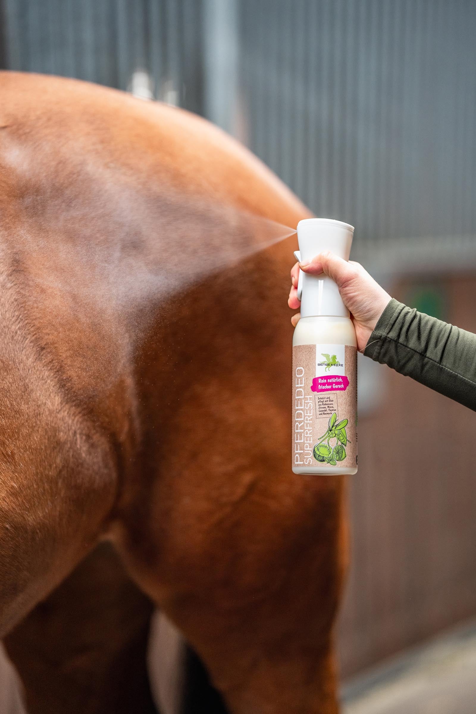 Bense & Eicke Superfresh HorseDeo, 500 ml Antifly Protection for Horses
