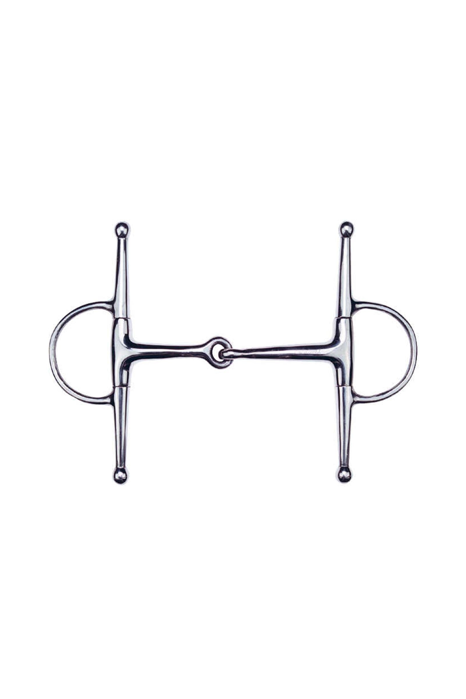 Feeling FEELING Full Cheek Snaffle with Eggbutt Rings Mors