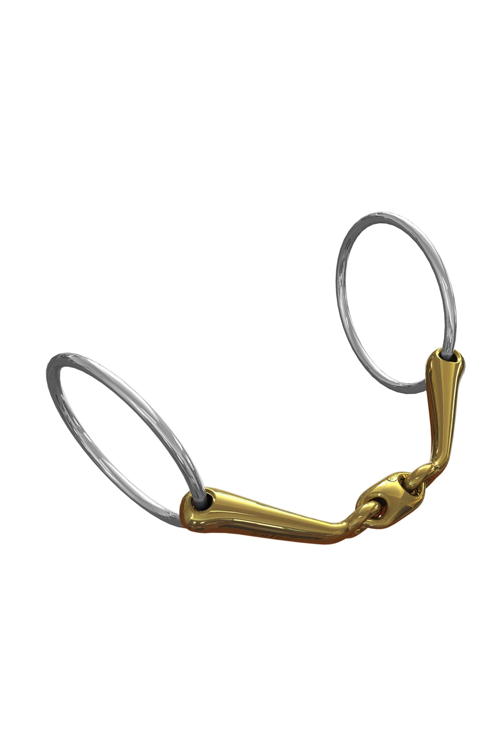 Neue Schule Bits Mors de filet NS Bits Starter, débourrage, reprise en main, épaisseur 16 mm, anneaux Chantilly 70 mm Mors