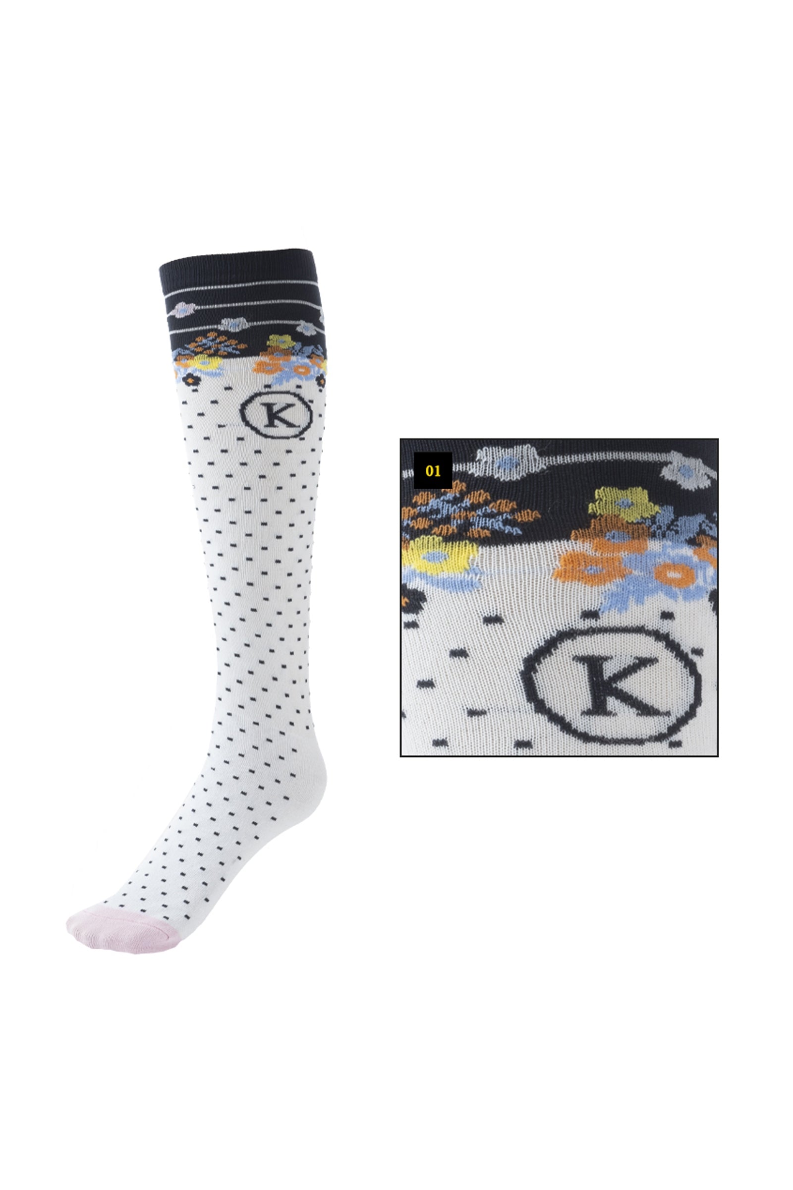Kavalkade Kaval Socks Chaussettes d'équitation d'été fines Chaussettes