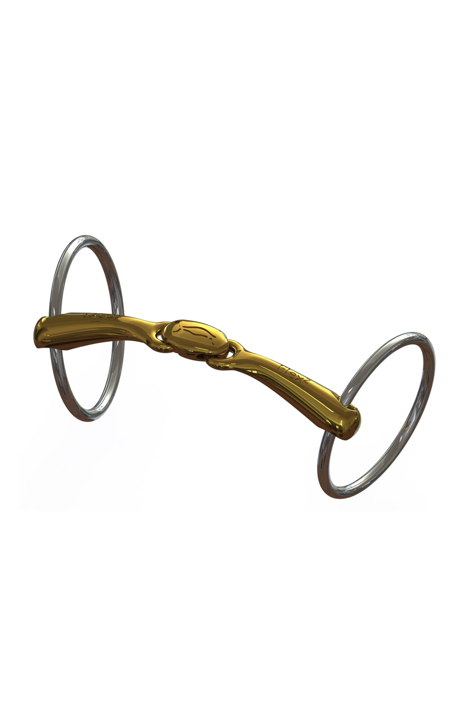 Neue Schule Bits Mors de filet NS Bits Turtle Tilt avec Flex, anneaux Chantilly 70 mm, épaisseur canons 16 mm Mors
