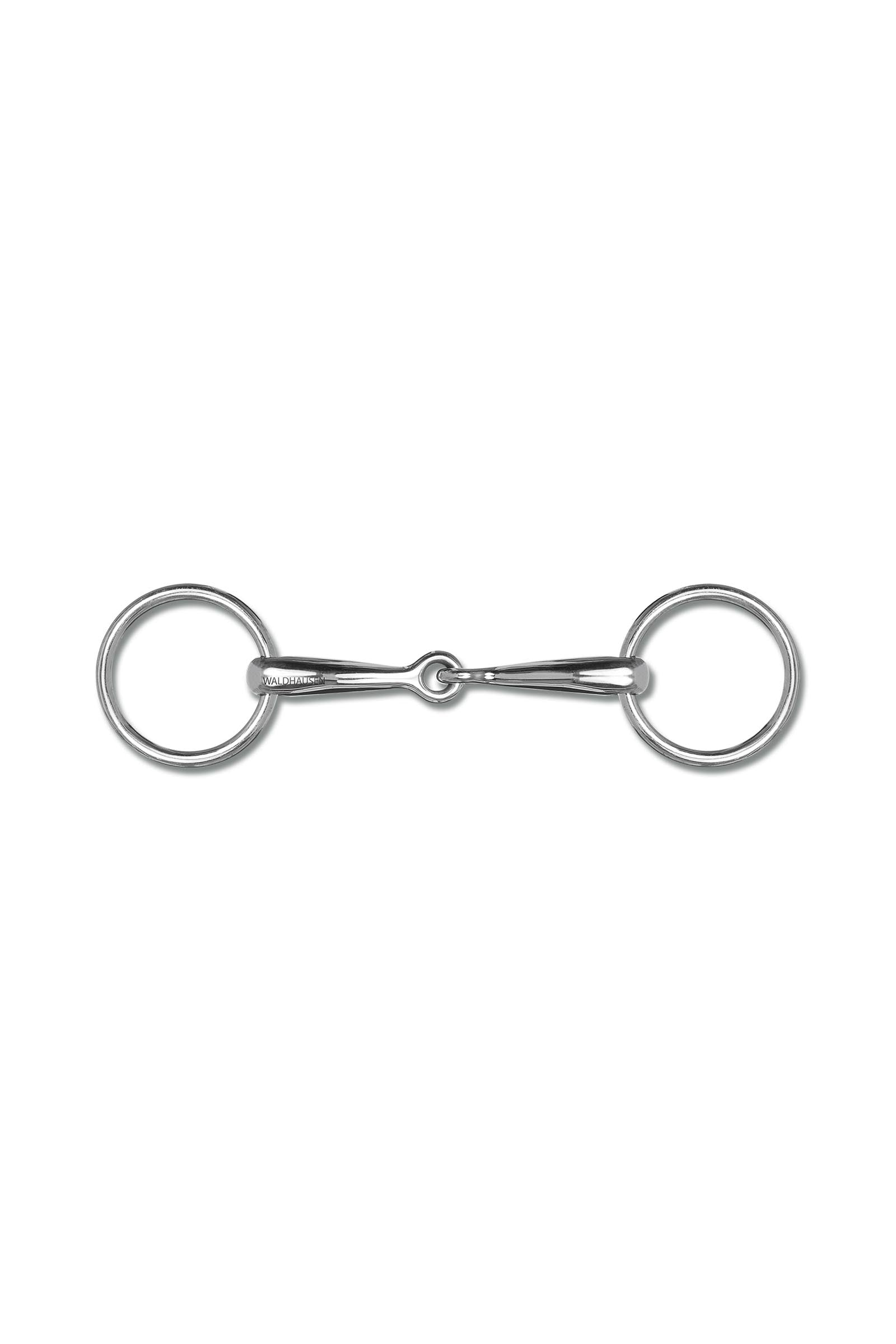 Waldhausen Mors à anneaux poney Economic SS massif, simple brisure, 14 mm Mors
