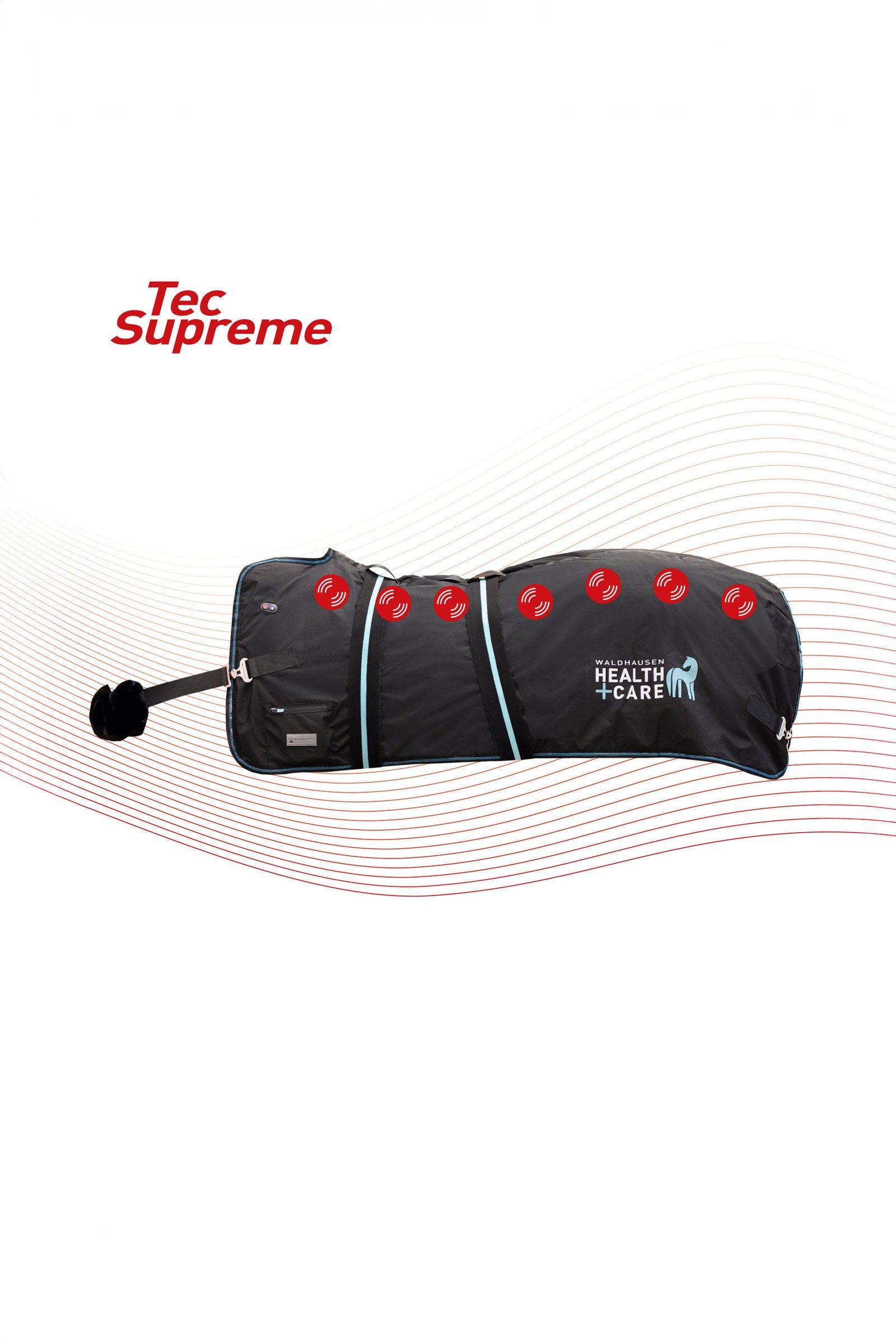 Waldhausen Health + Care Tec Supreme couverture chauffante et massante Couvertures cheval