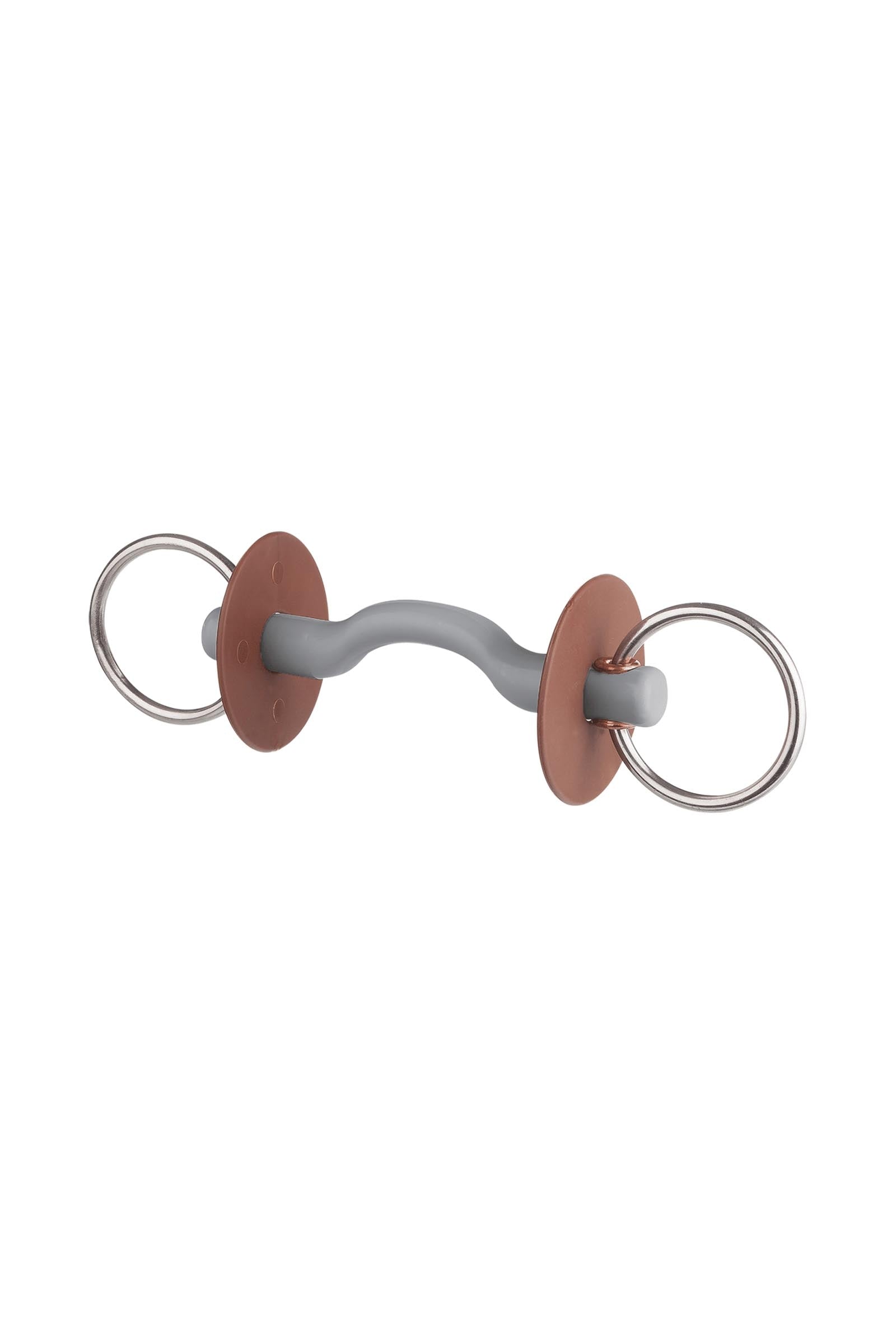 Beris beris mors de filet avec passage de langue, 18 mm, doux (anneaux: 6 cm) Mors