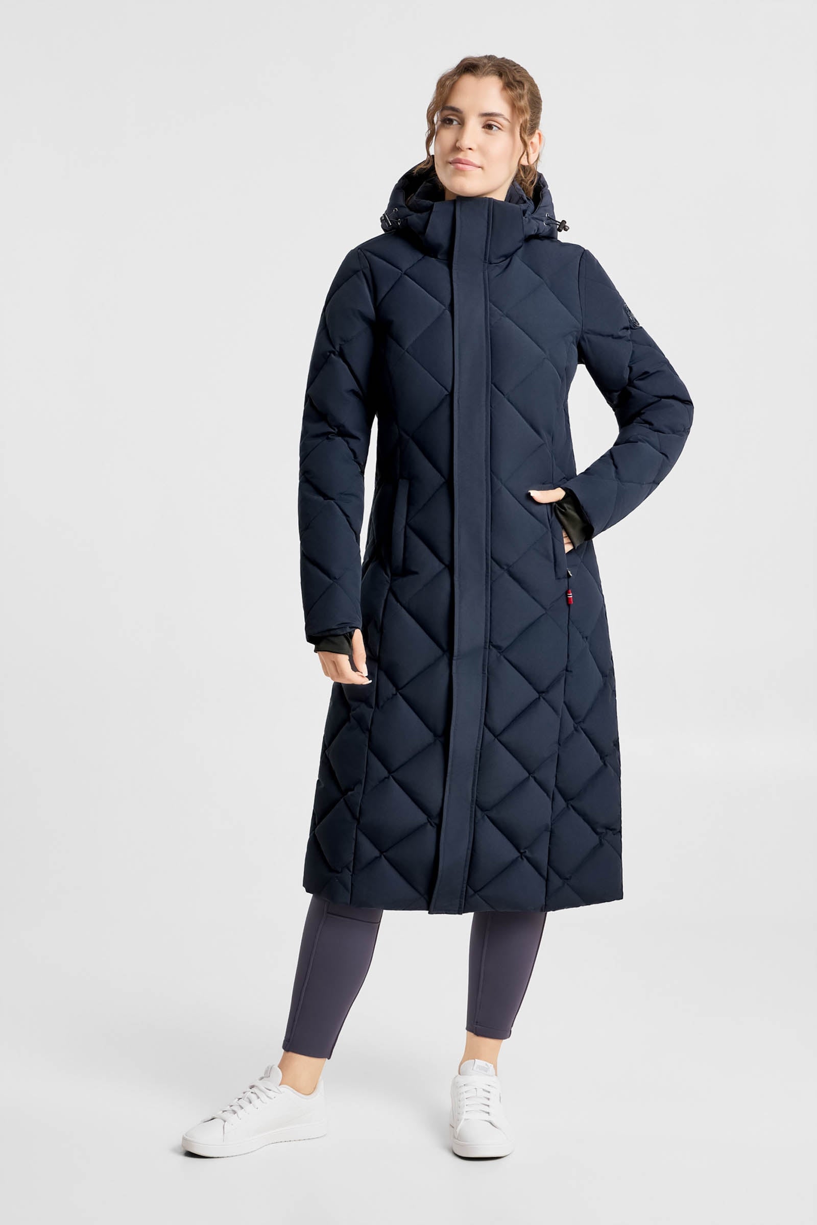 B Vertigo Gem Waxy Women's Padded Long Coat Women’s Riding Clothing