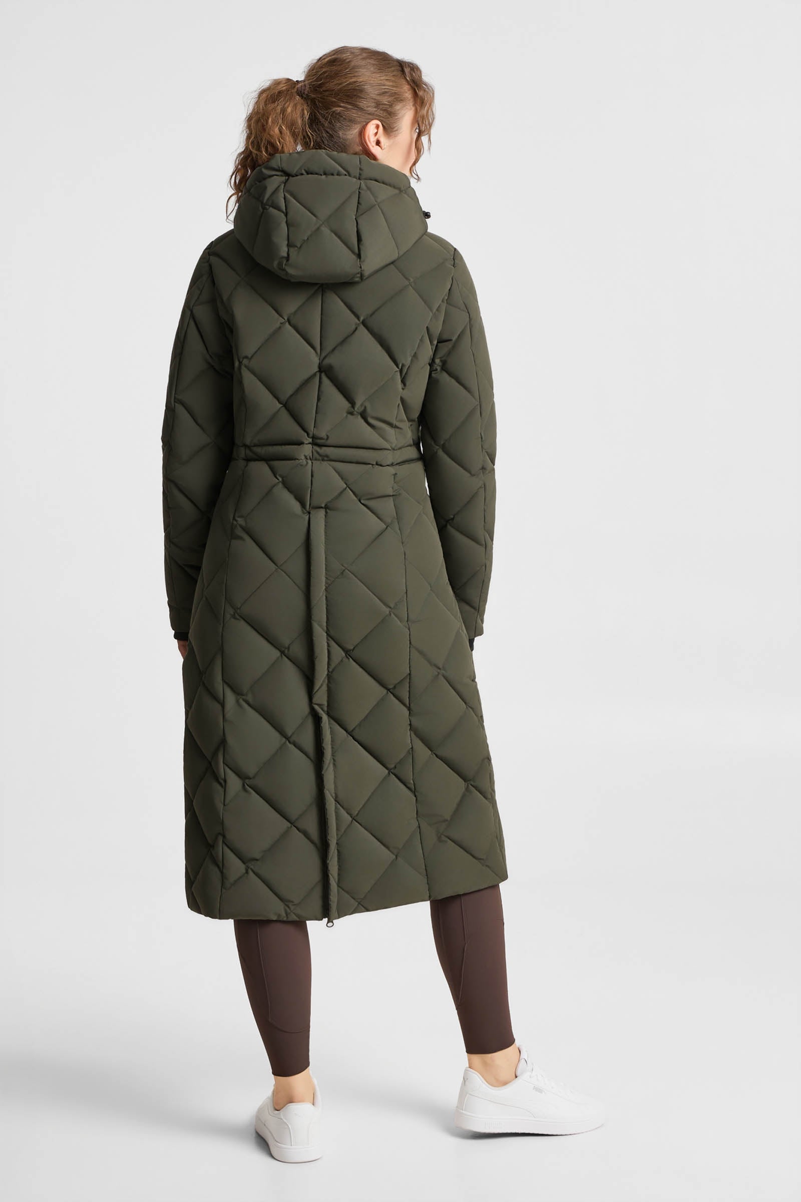B Vertigo Gem Waxy Women's Padded Long Coat Women’s Riding Clothing