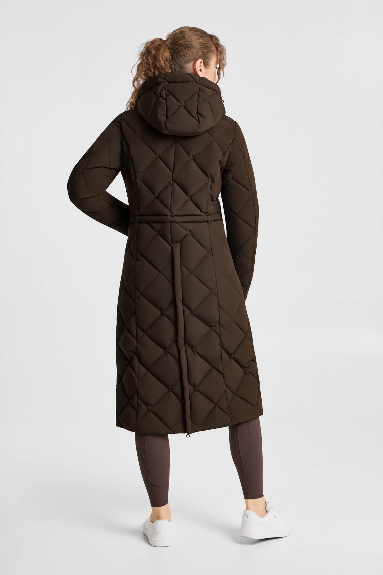 B Vertigo Gem Waxy Women's Padded Long Coat Women’s Riding Clothing