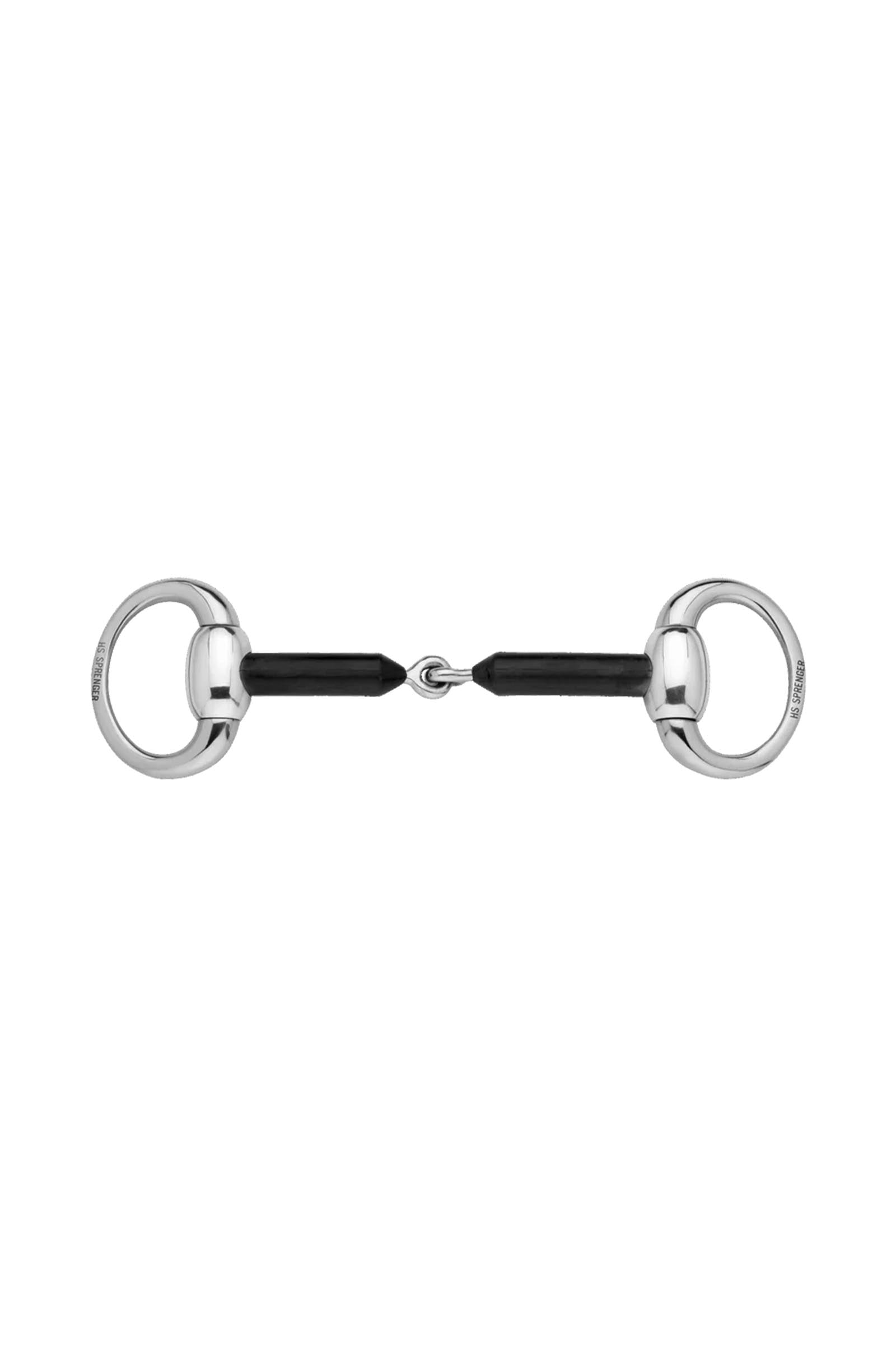 Sprenger mors olive anneaux libres Hardcarbon, simple brisure, 16 mm, acier inoxydable Mors