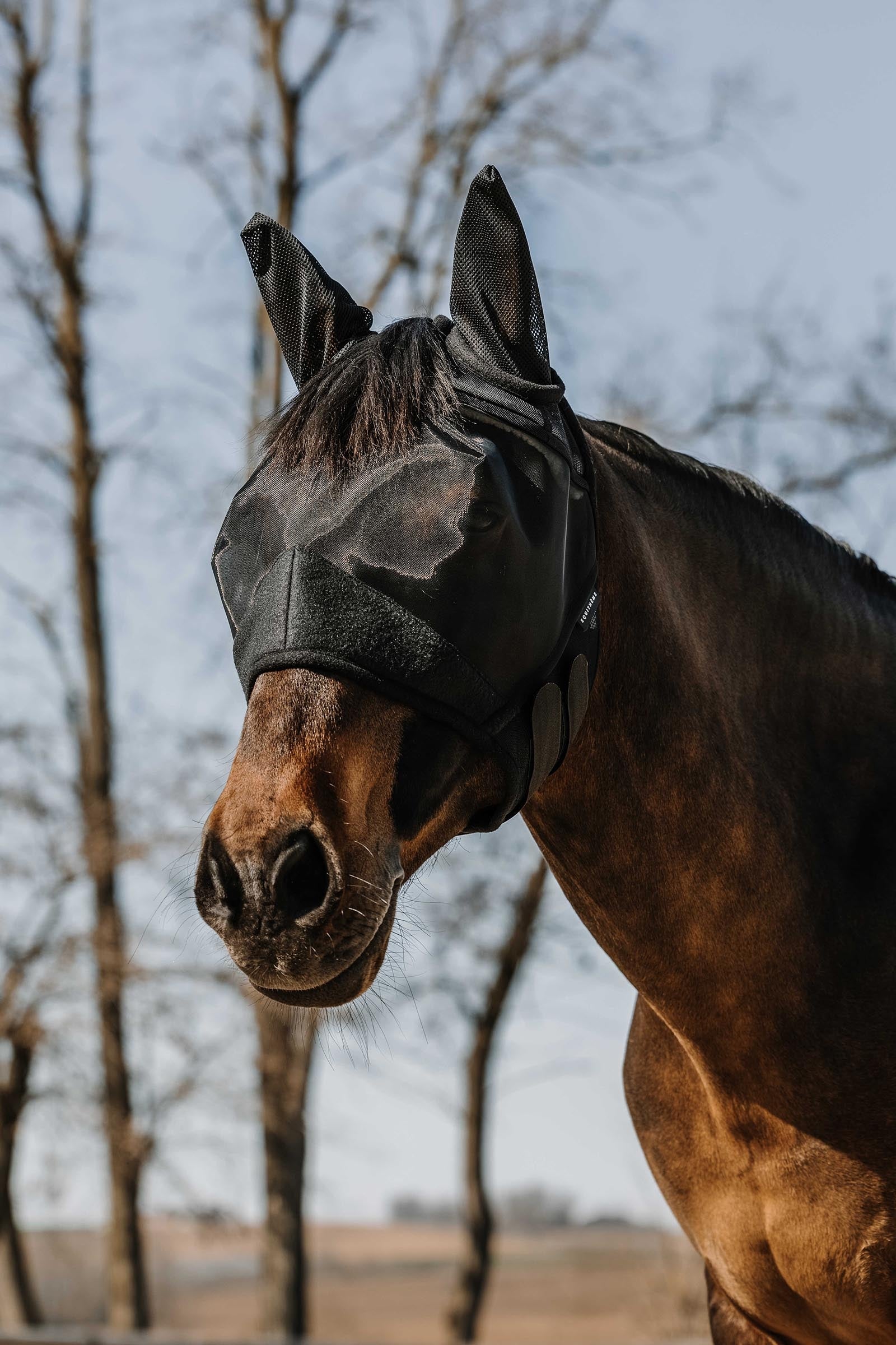 Equi Theme EQUITHÈME Supercut Fly Mask Antifly Protection for Horses