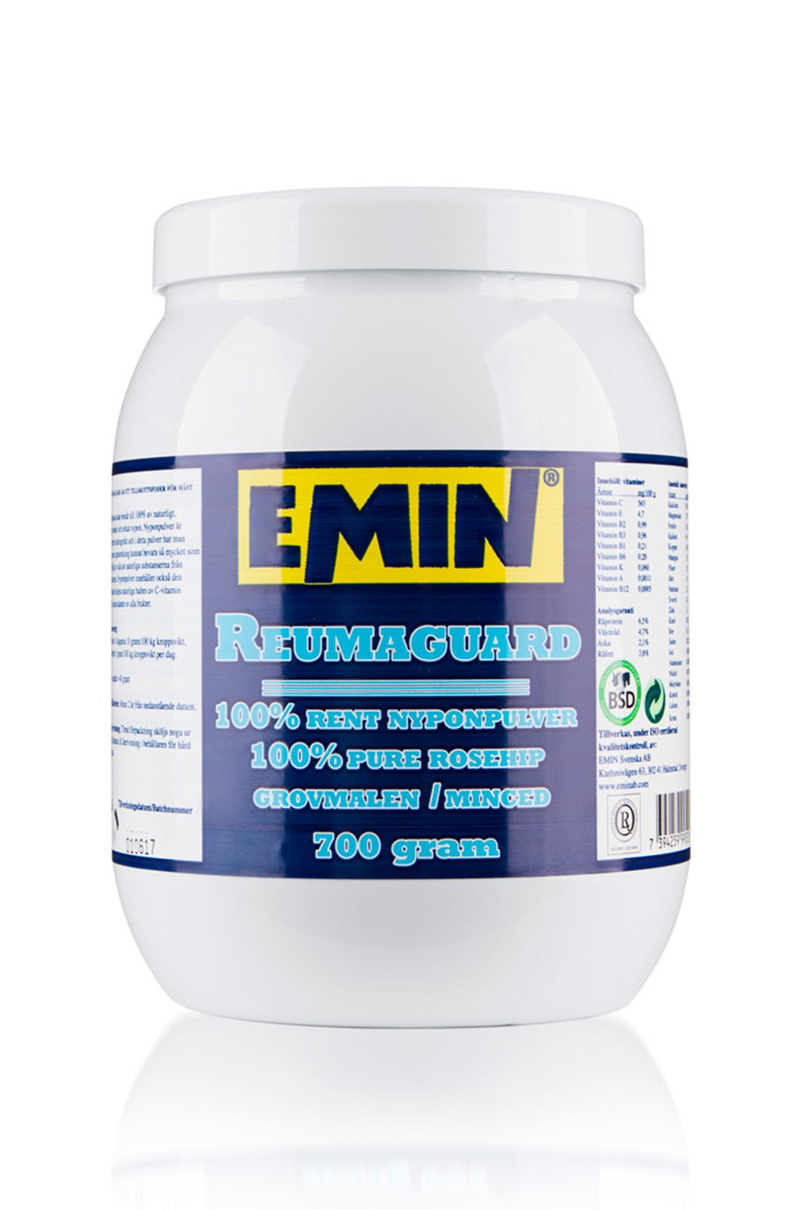 Emin Reumaguard Rosehip powder, 700 g Horse Feed & Nutrition
