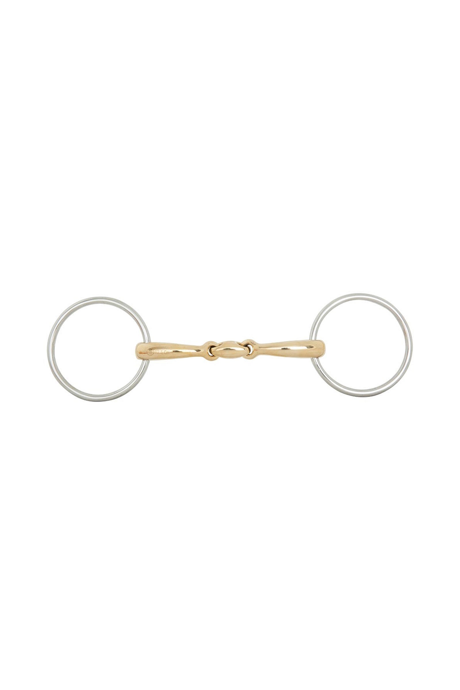 BR Soft Contact mors à anneaux libres, double brisure, 16 mm Mors
