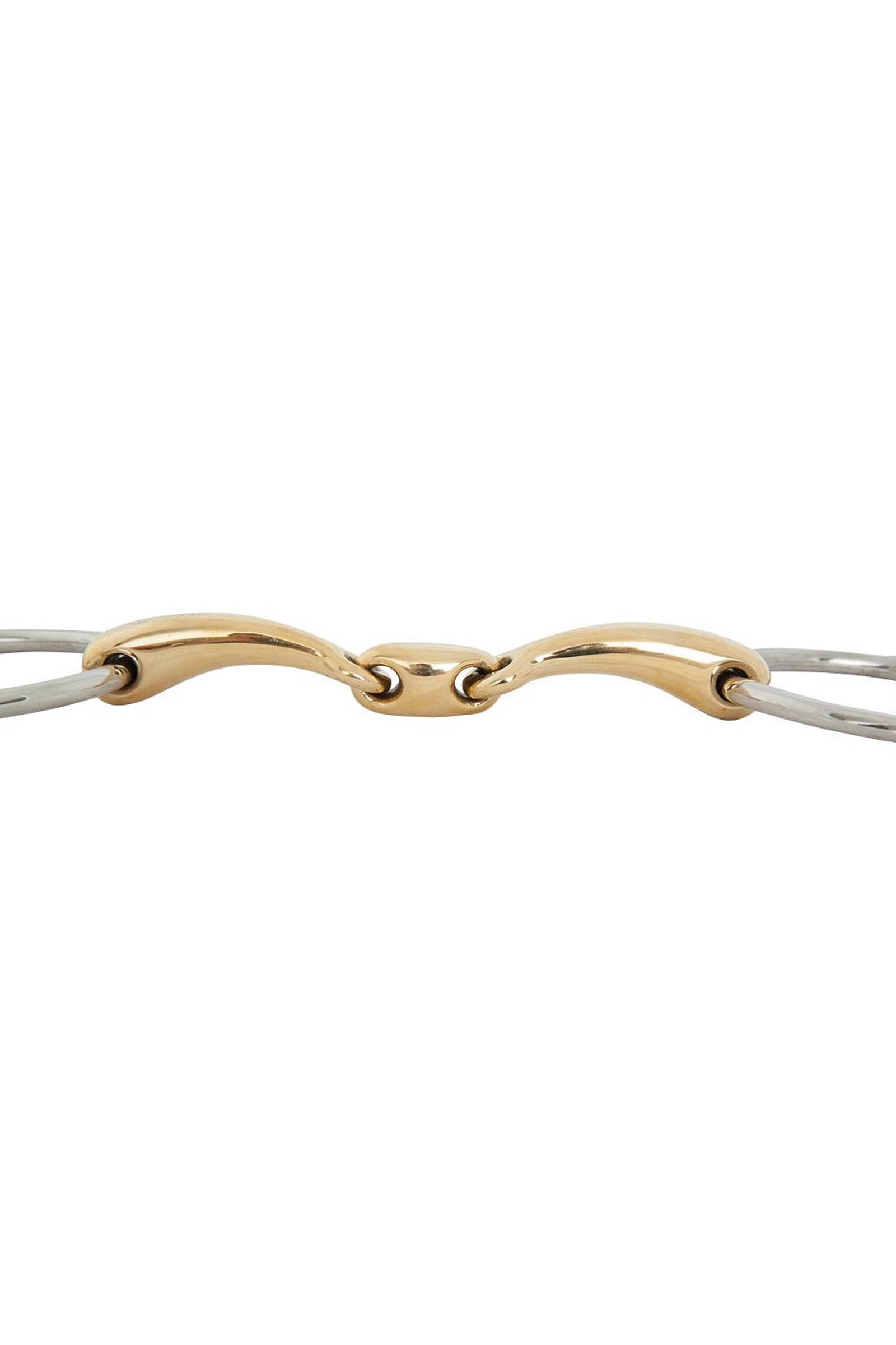 BR Soft Contact Loose Ring Snaffle, Double Jtd., 16 mm Horse Bits