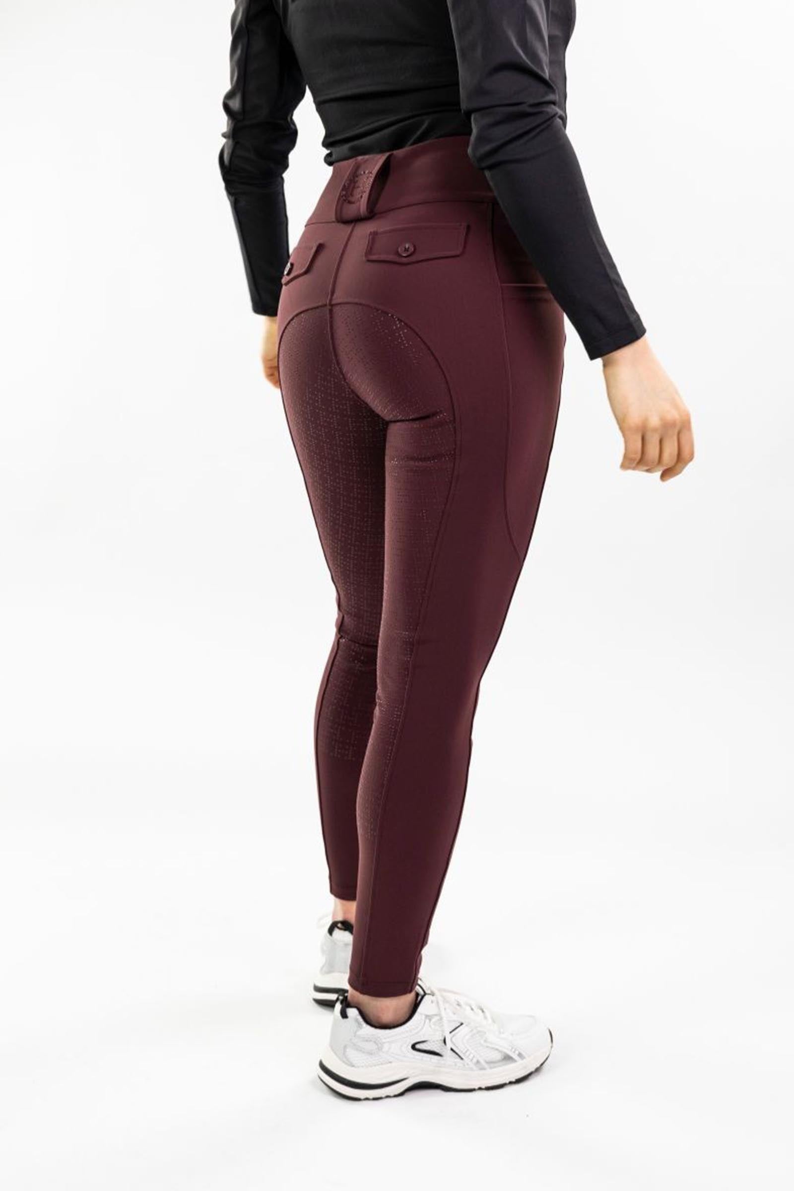 Harcour Ludivine pantalon d’équitation femme à grip intégral Womens Breeches