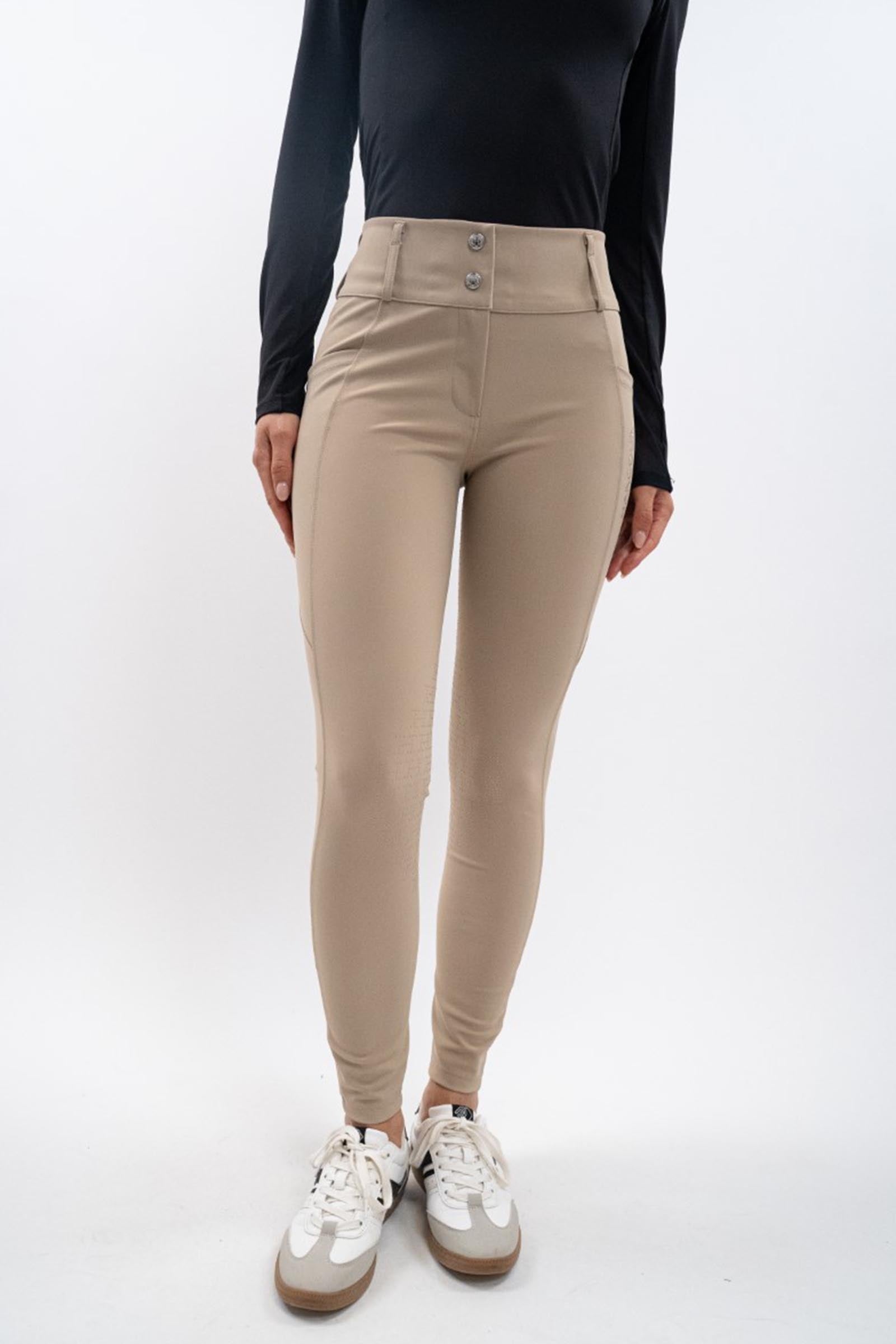 Harcour Ludivine pantalon d’équitation femme à grip intégral Womens Breeches