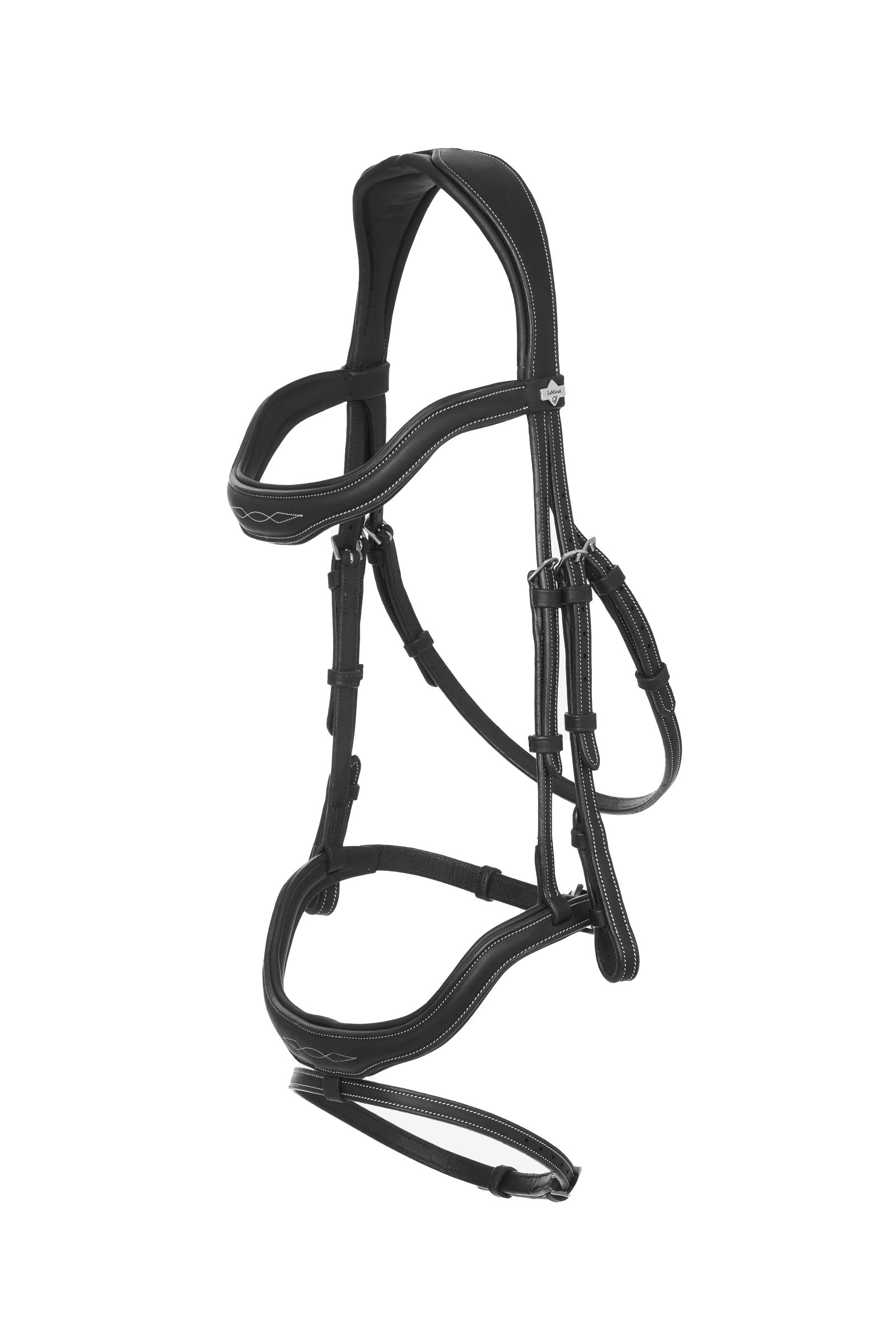 LeMieux Kudos Contour bridon anatomique avec muserolle combinée Briderie et enrênements