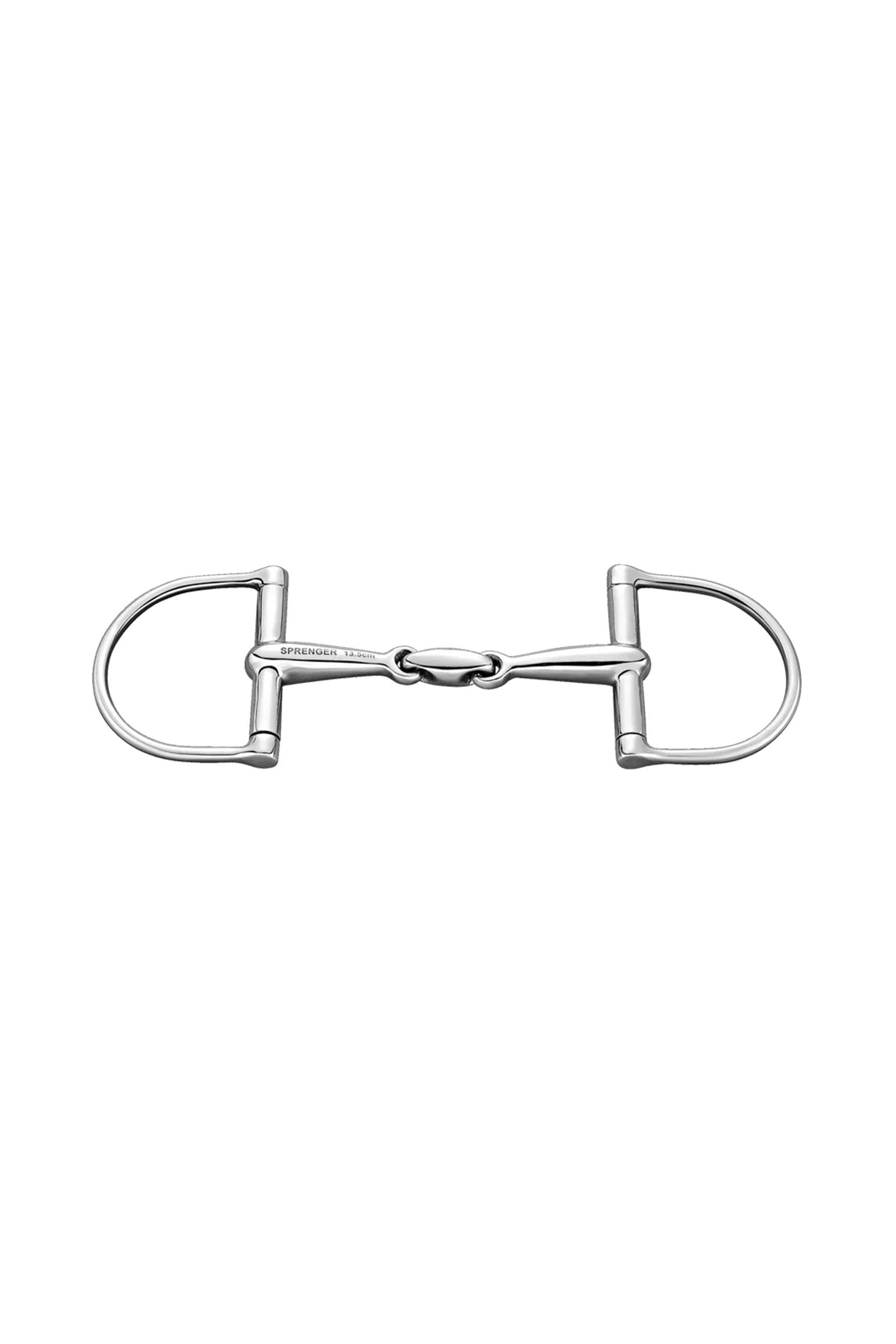 Sprenger Mors D, double brisure, 16 mm, acier inoxydable Mors