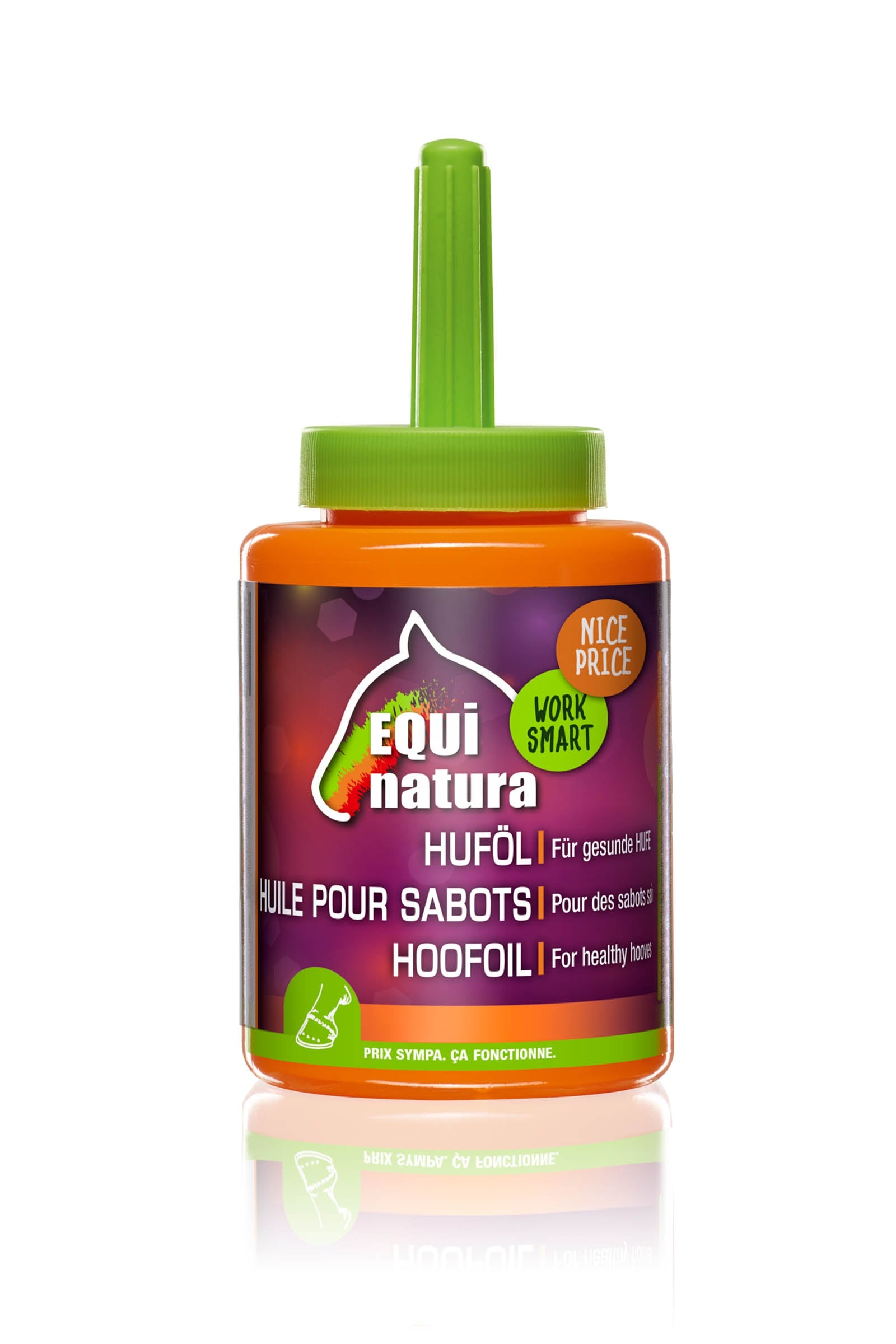 Equinatura Hoof Oil With Brush, 450 ml Soins