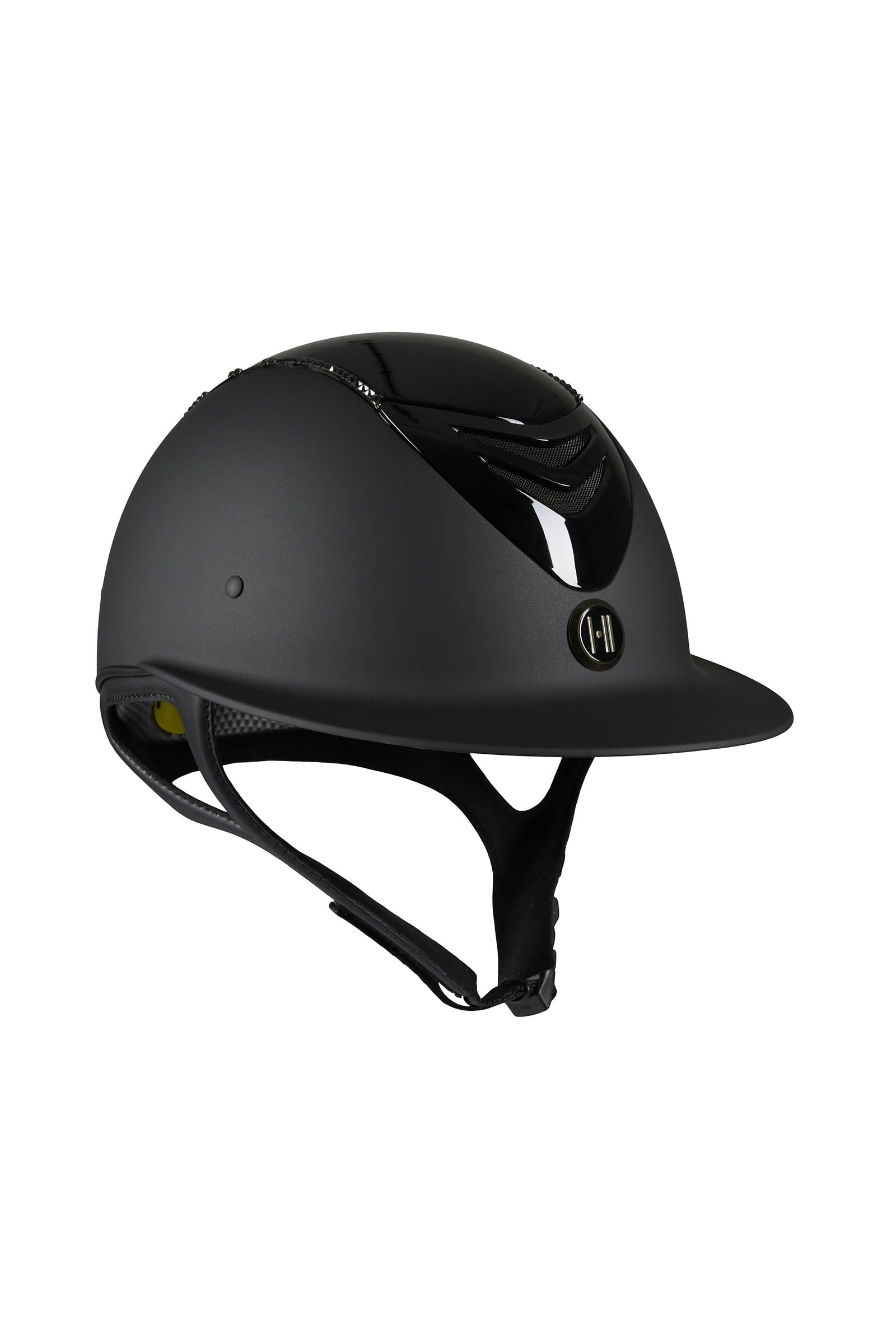 OneK Mips Avancé Matt Glossy Top Swarovski Riding Helmet Casques & Gilets de protection