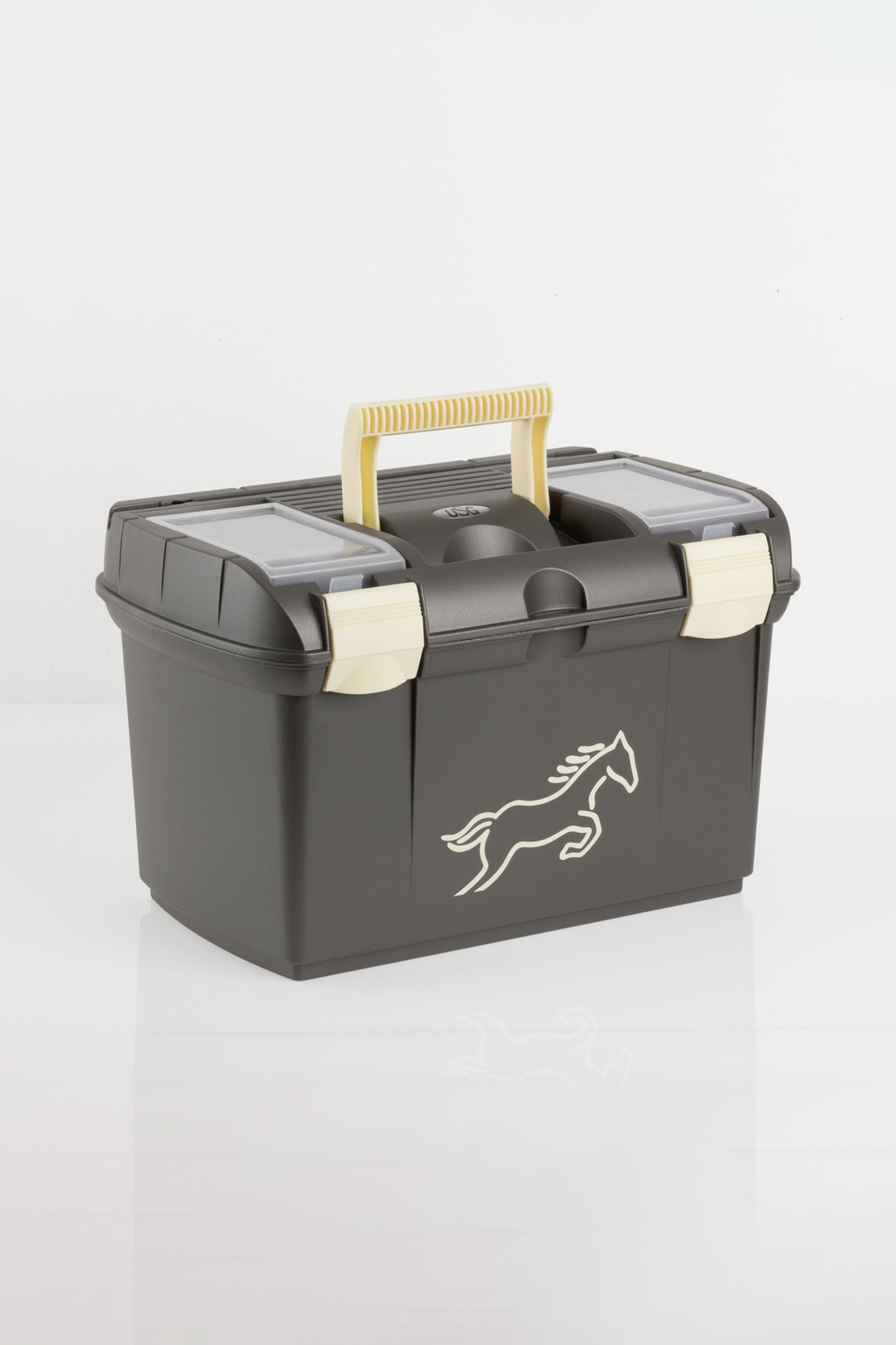 USG boîte de pansage avec porte-brosses Matériel de pansage