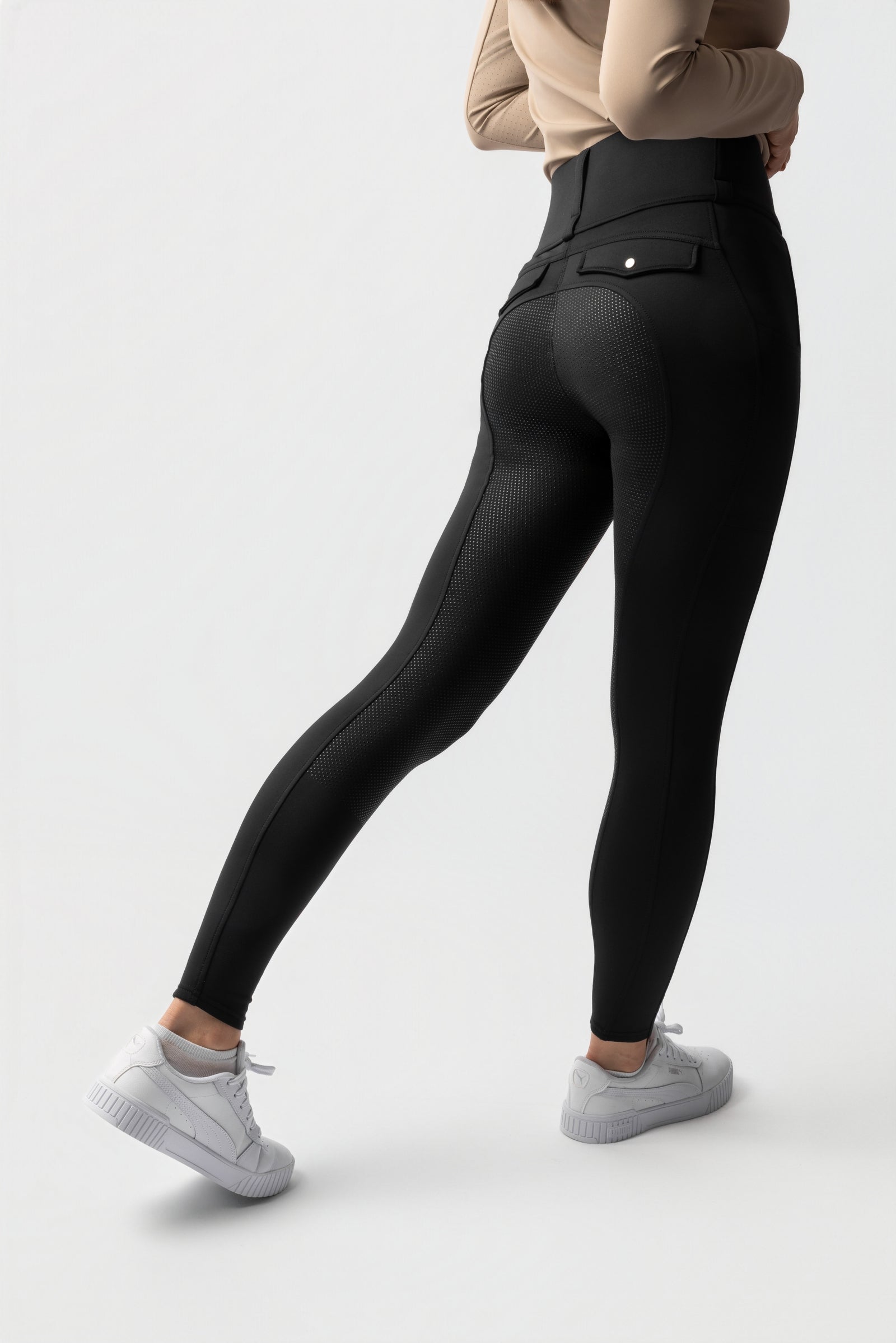Horze Anya pantalon d’équitation thermo hybride femme full grip Womens Breeches