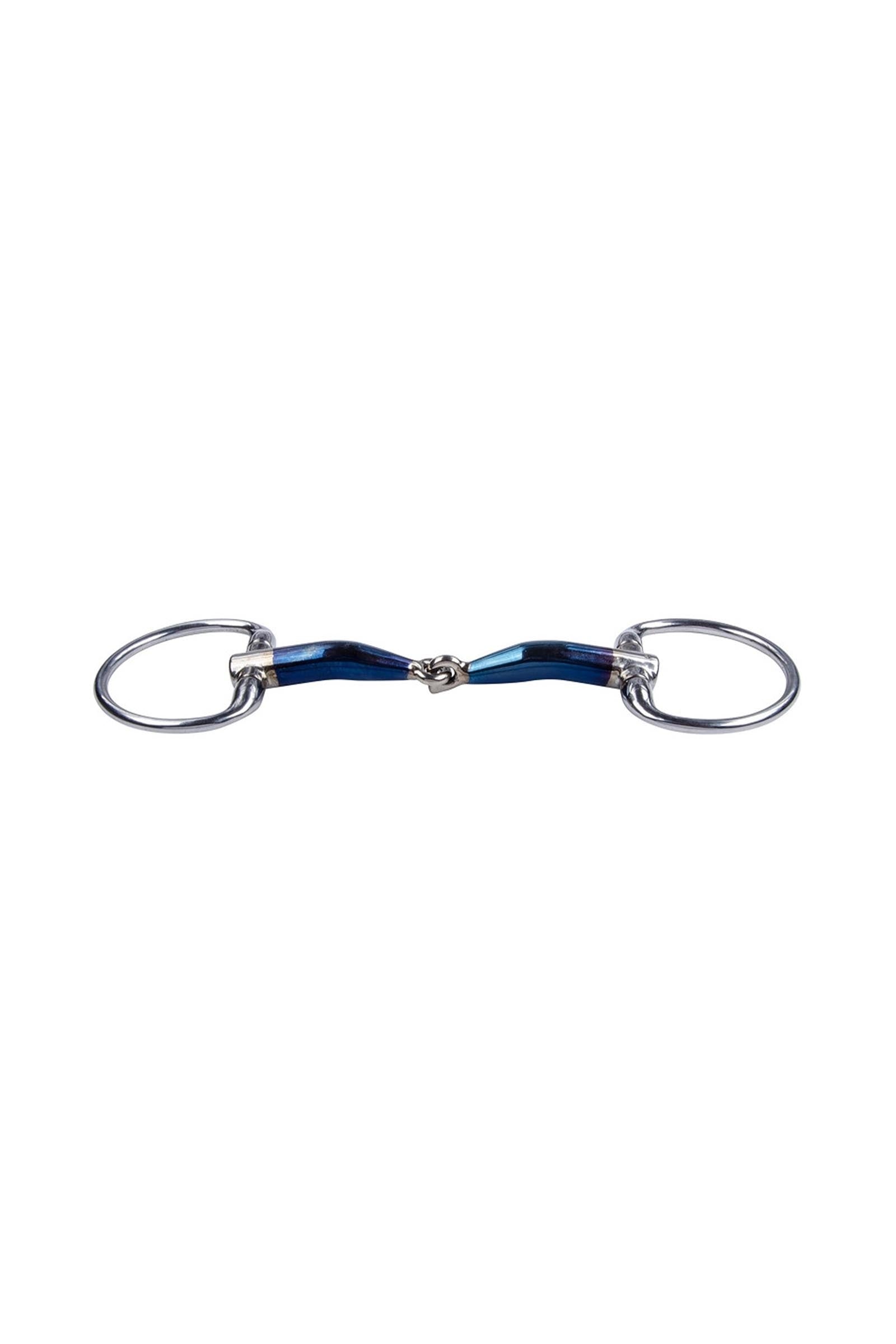 Trust Equestrian Mors Acier Doux Bleu Salivant Olives Simple Brisure Verrouillé Mors