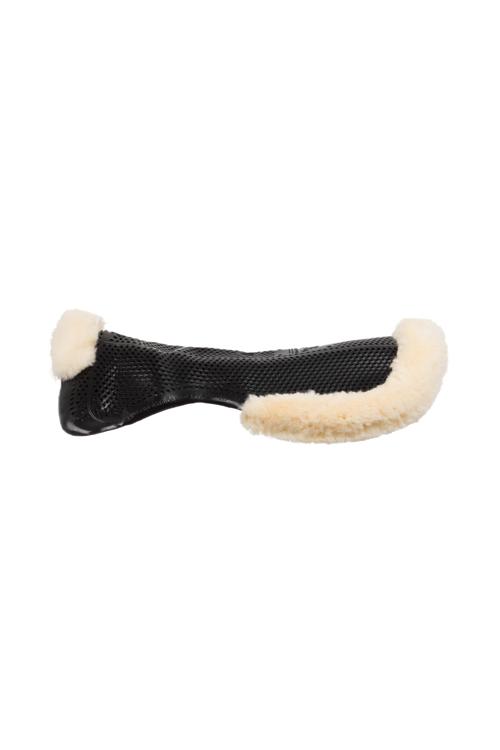Acavallo Gel Non Slip Classic Pony With Sheepskin 1/2 Cut-Out Flat Saddle Pads