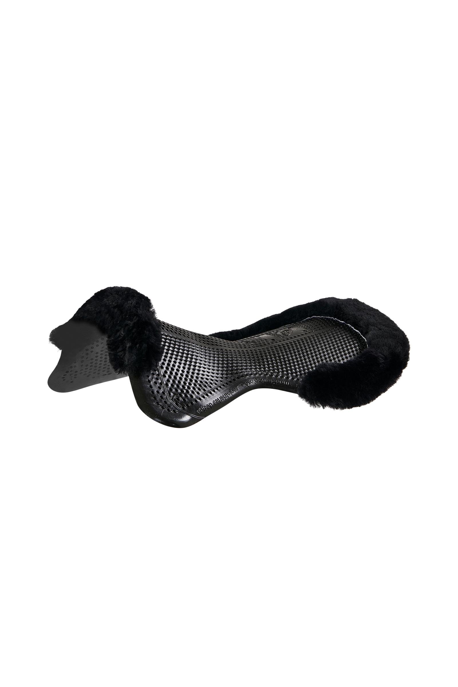 Acavallo Gel Non Slip Classic Pony With Sheepskin 1/2 Cut-Out Flat Saddle Pads