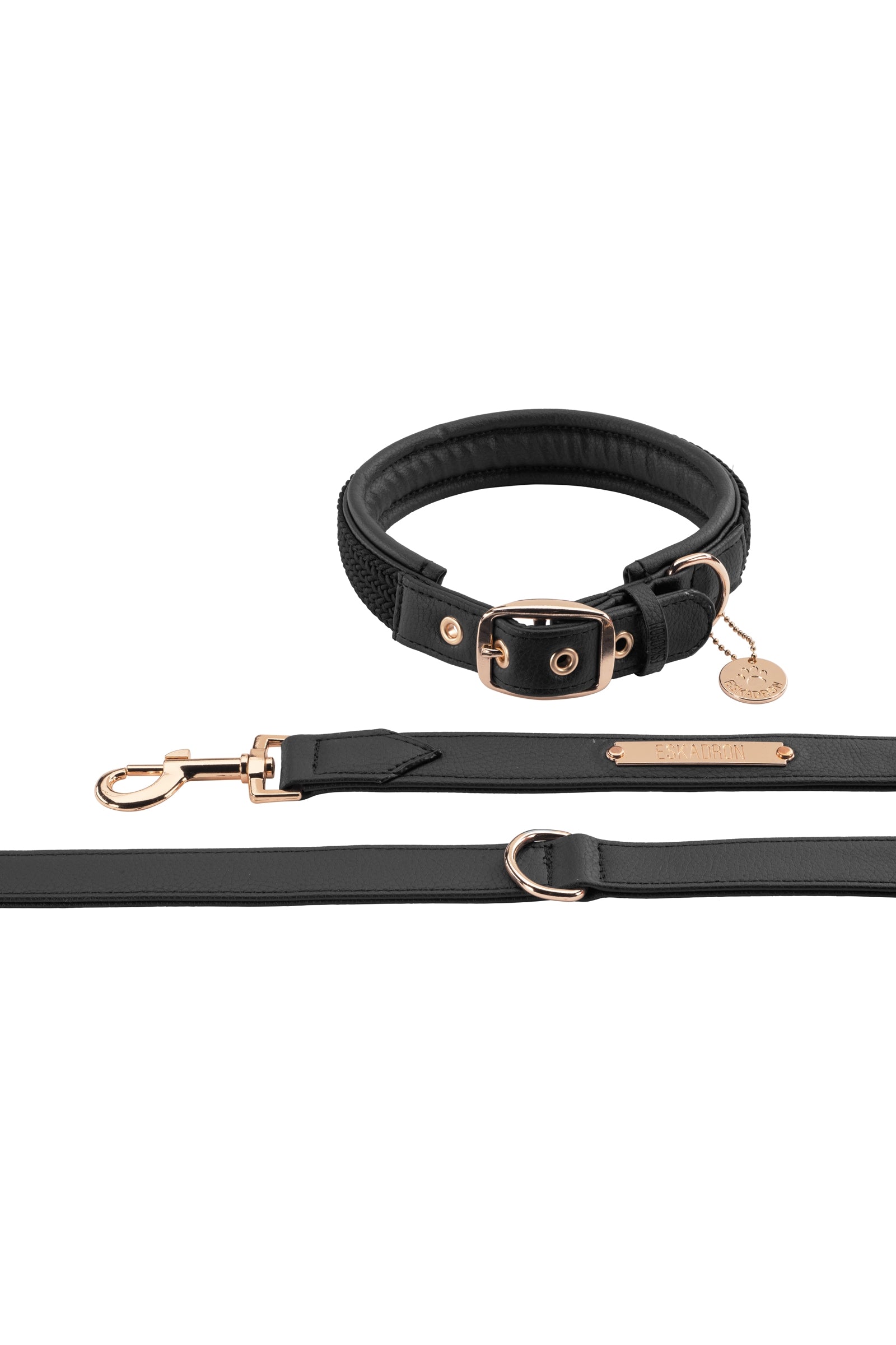 Eskadron Heritage AW24 ensemble collier et laisse pour chien en similicuir Chiens