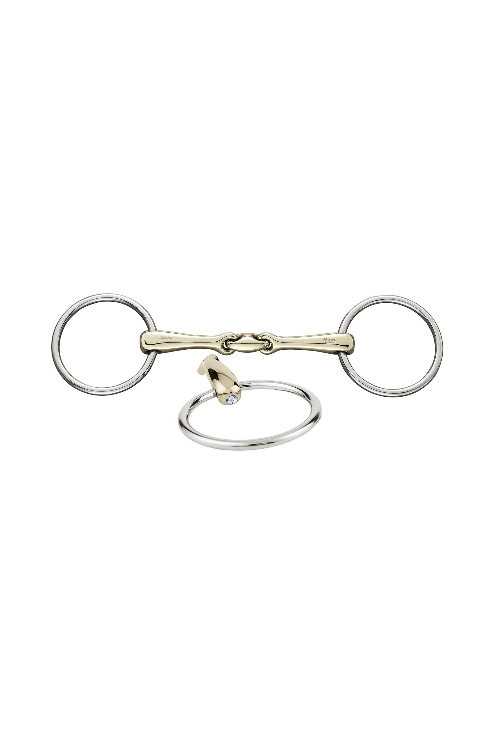Sprenger KK Ultra mors, double brisure, 16 mm, Sensogan, avec cristaux Mors