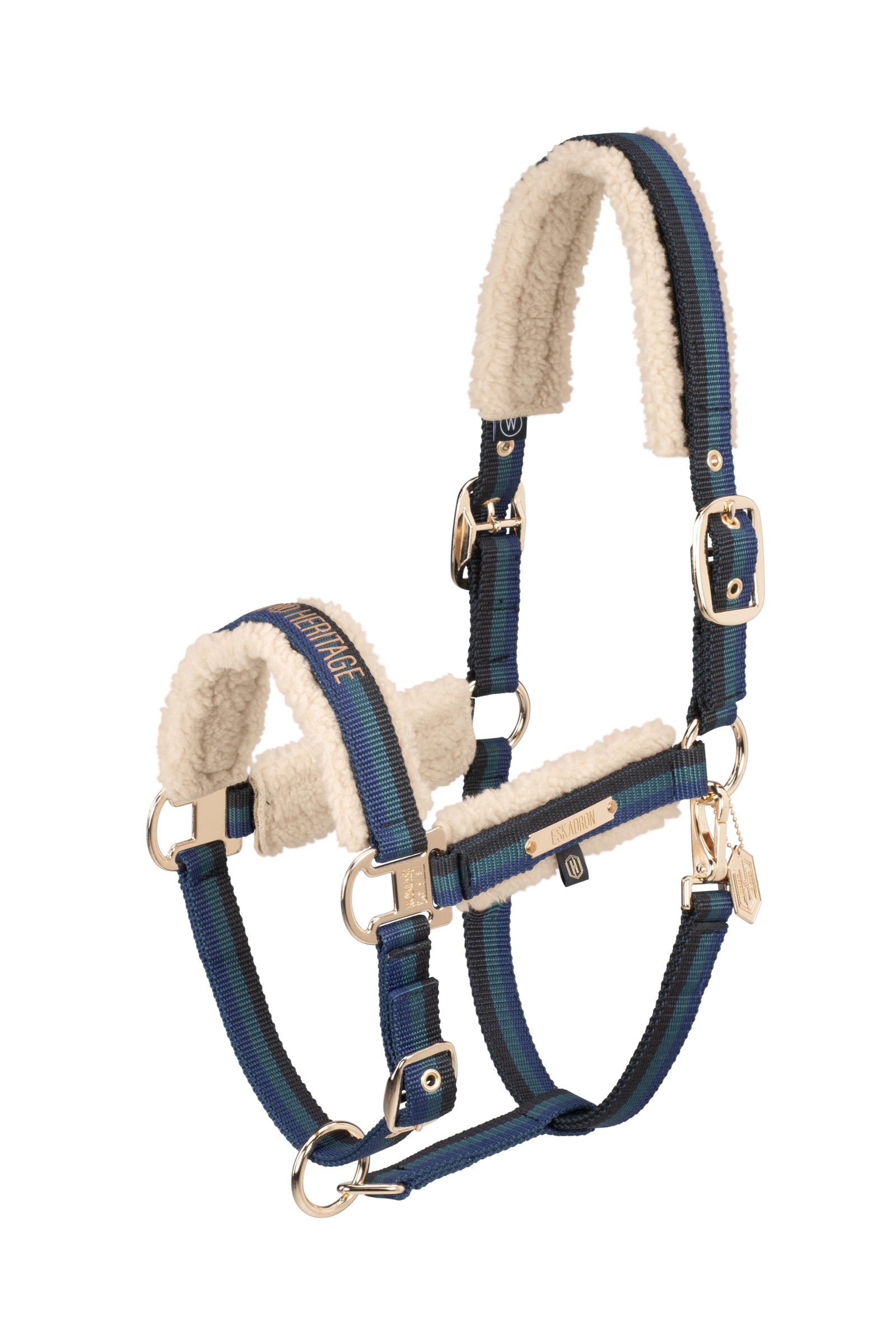 Eskadron Heritage AW24 Licol en teddyfleece avec Double Pin Licols & longes