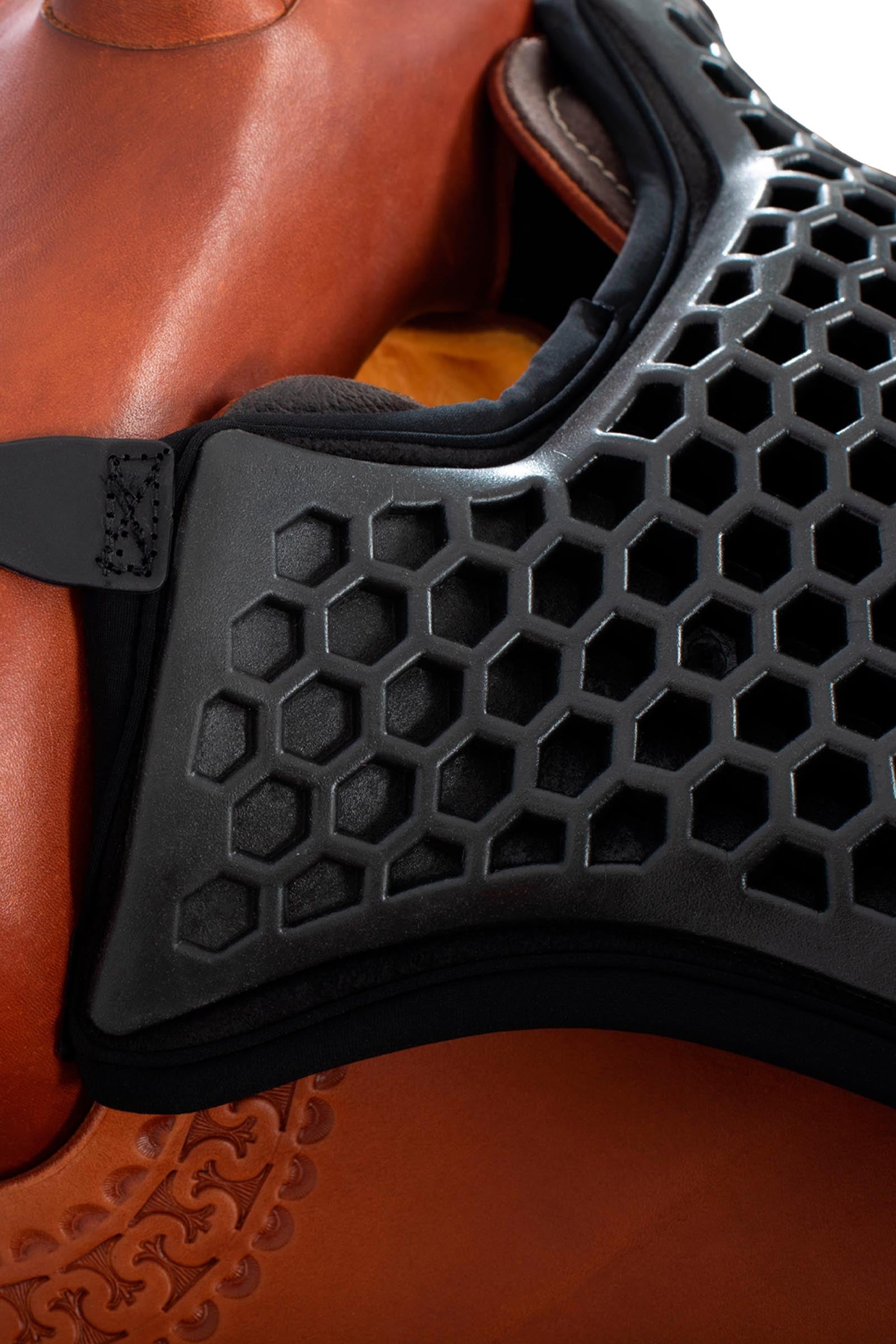 Acavallo Ortho-Pubis Seat Saver Western Hexa Gel-Out Dri-Lex, 20 mm Saddle Pads