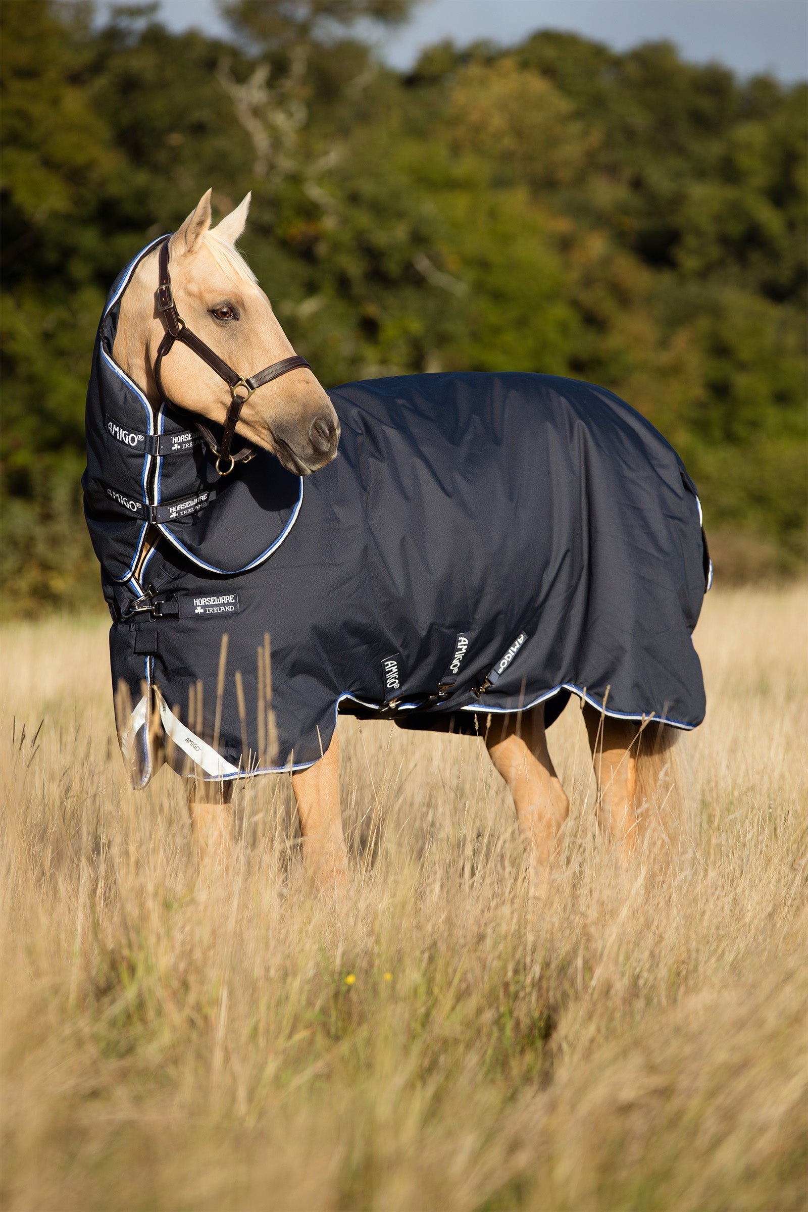 Horseware Amigo Bravo 12 Plus couverture d'extérieur avec cou amovible, 0g Couvertures cheval