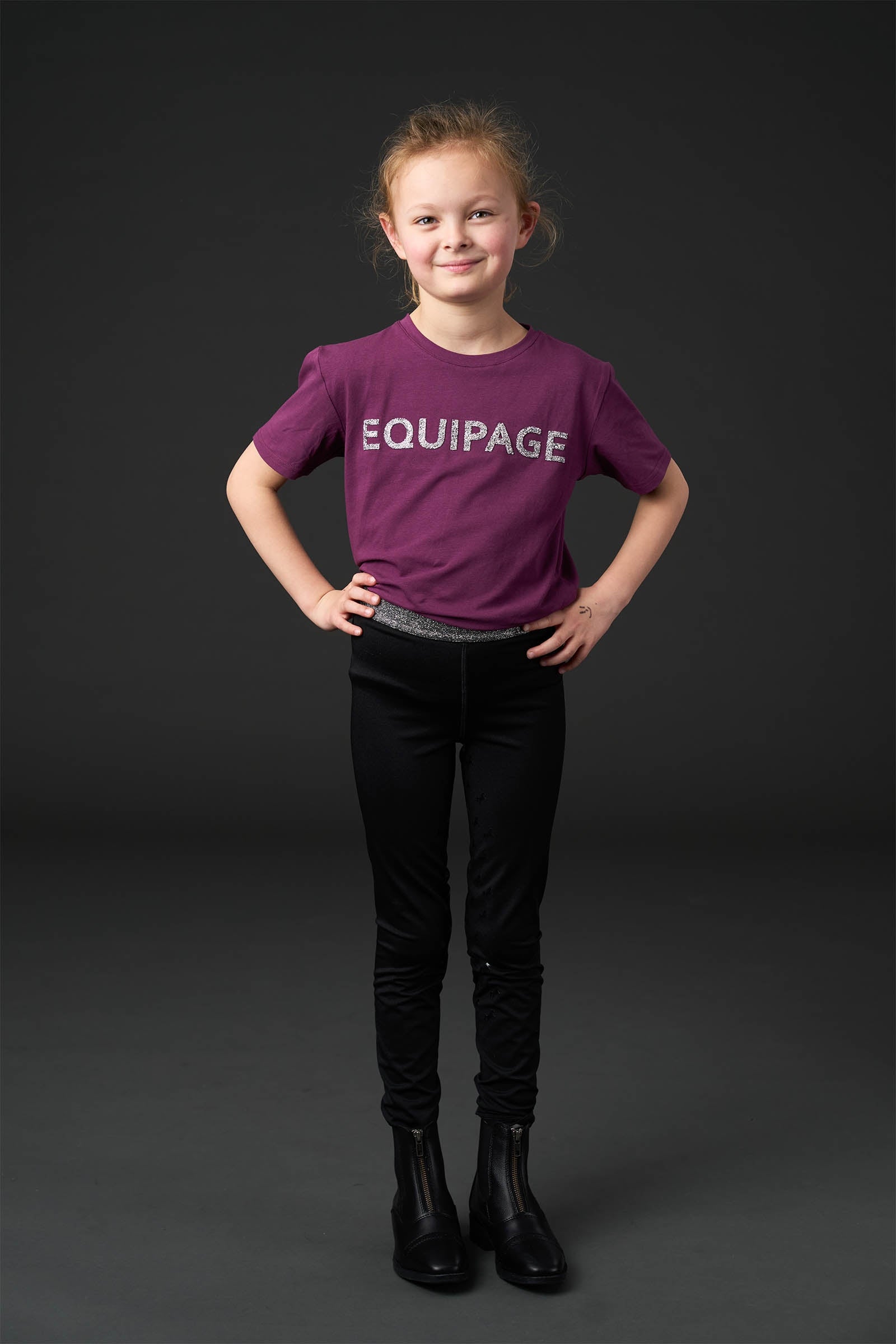 Equipage Maggie Kids´ Fullgrip Riding Tights Kids Apparel