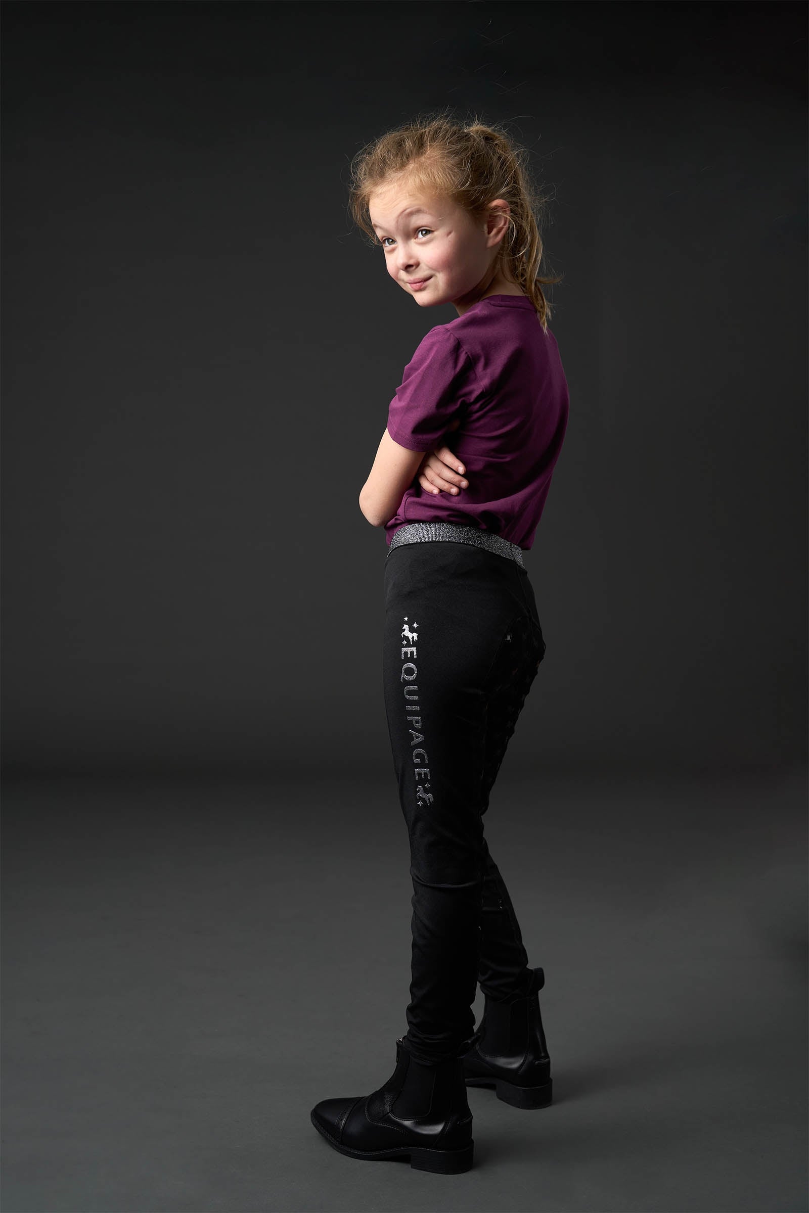 Equipage Maggie Kids´ Fullgrip Riding Tights Kids Apparel