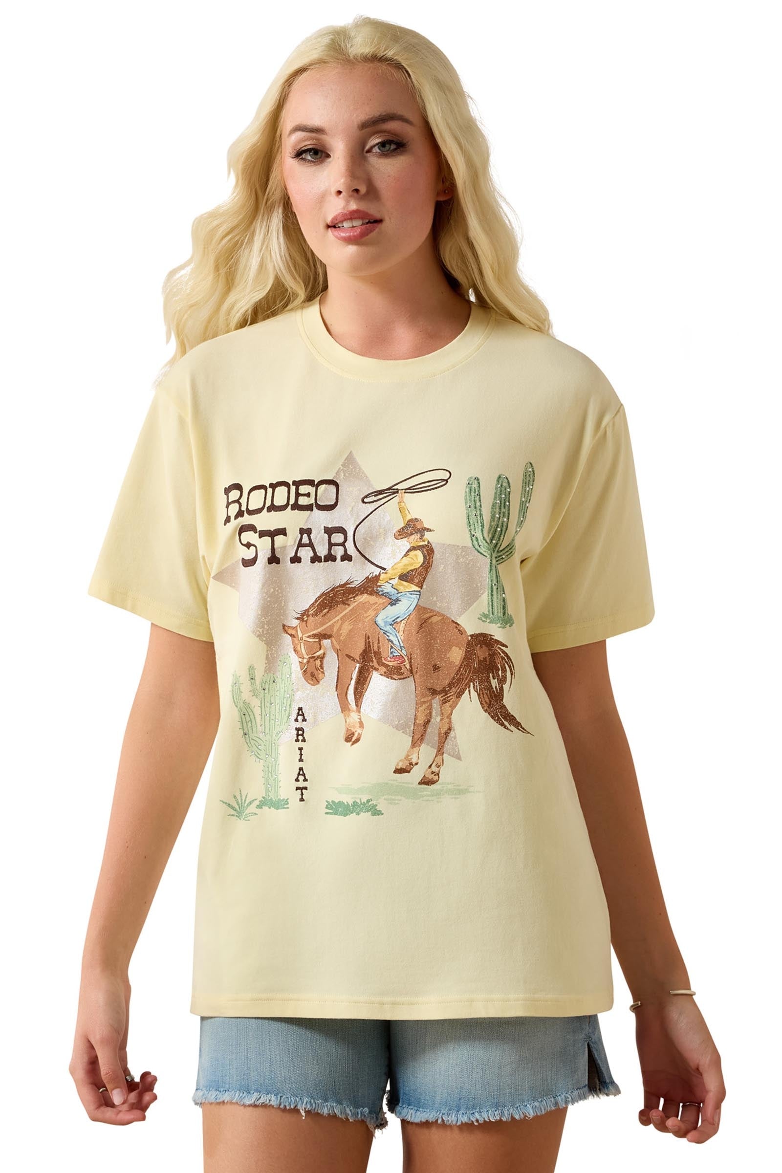 Ariat Women's Rodeo Star Boyfriend T-Shirt Women’s Riding Clothing
